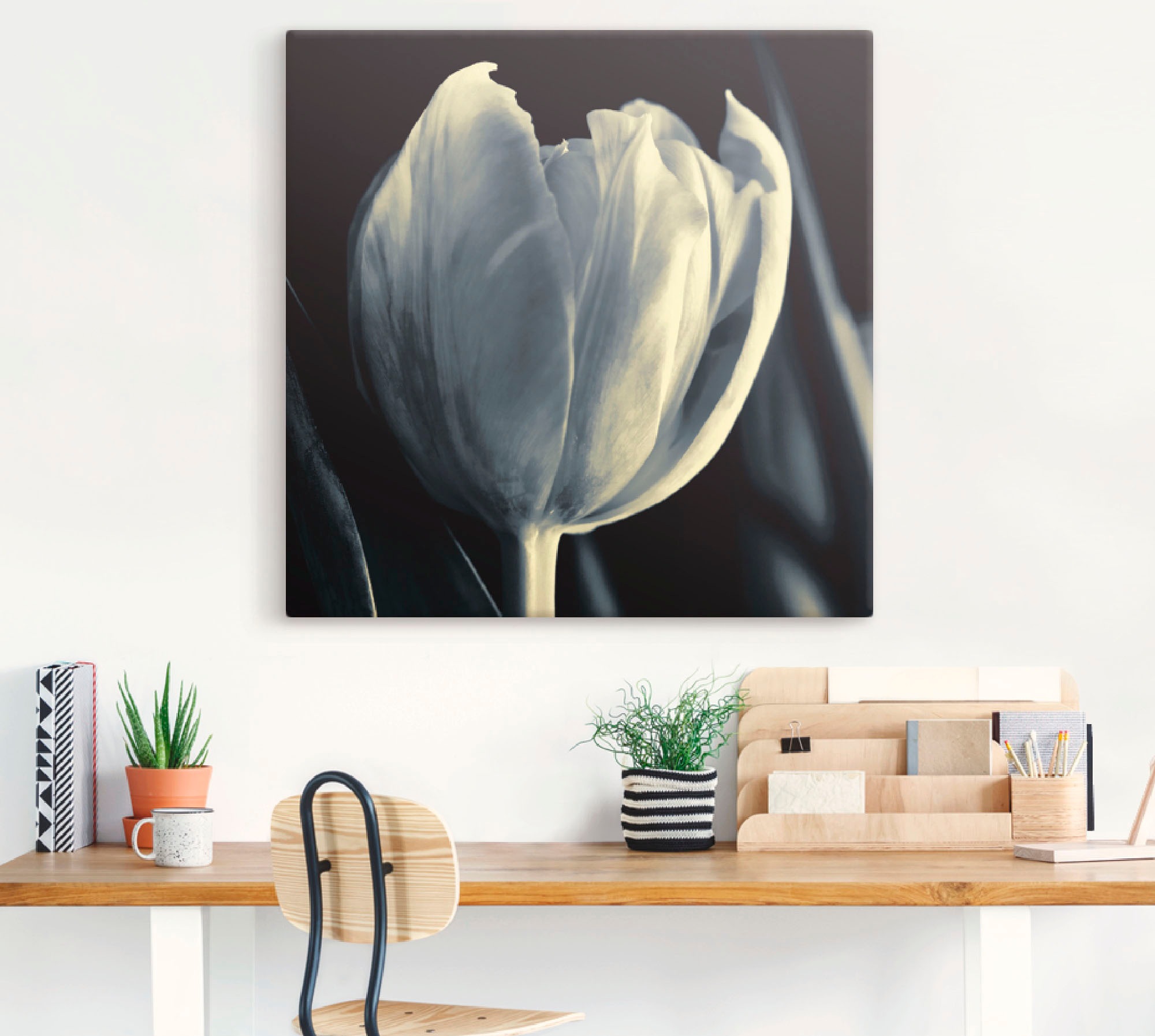 Artland Wandbild »Tulpe«, Blumen, (1 St.), als Leinwandbild, Wandaufkleber oder Poster in versch. Größen