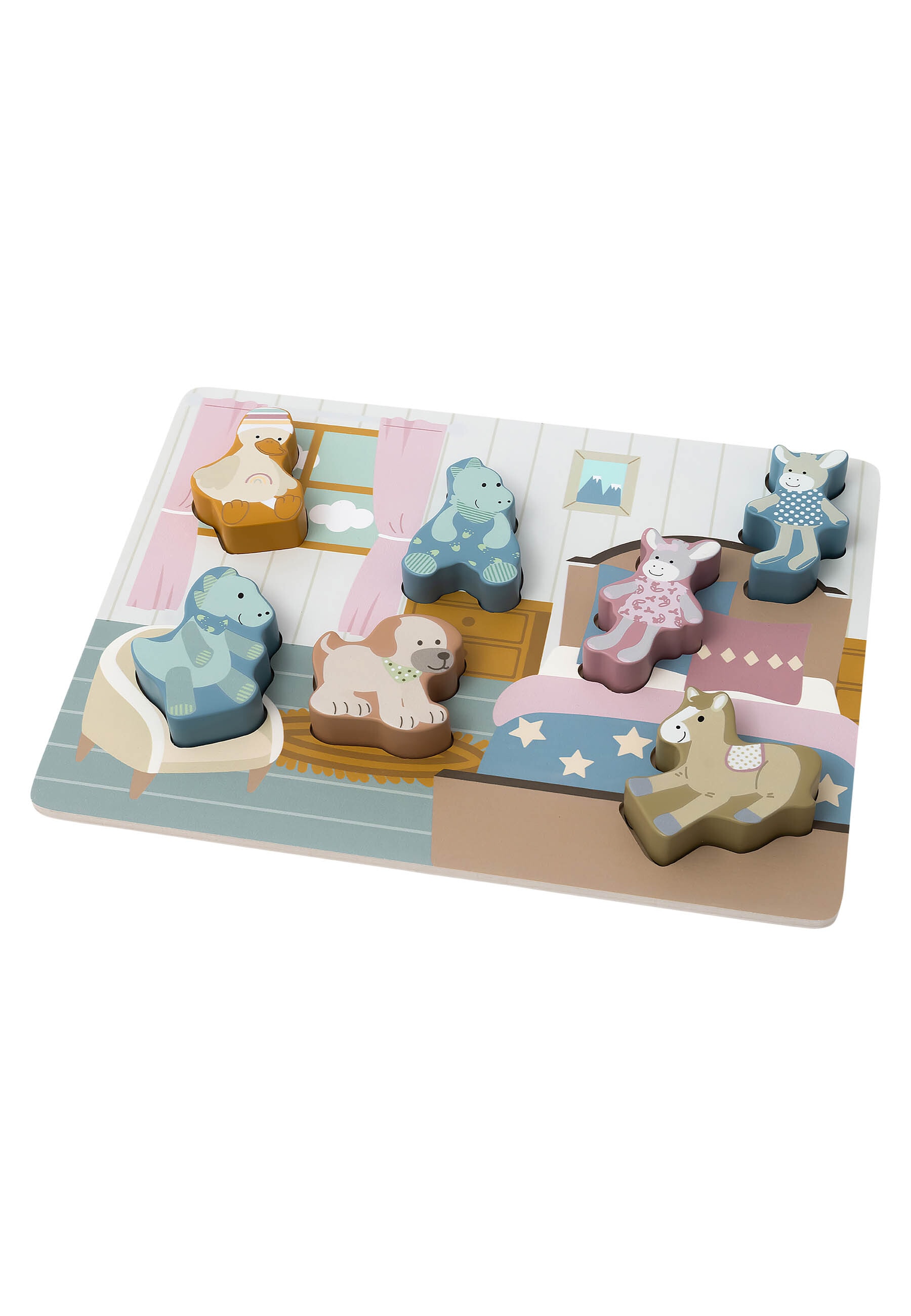 Sterntaler® Steckpuzzle »Holzpuzzle STERNTALER Freunde«