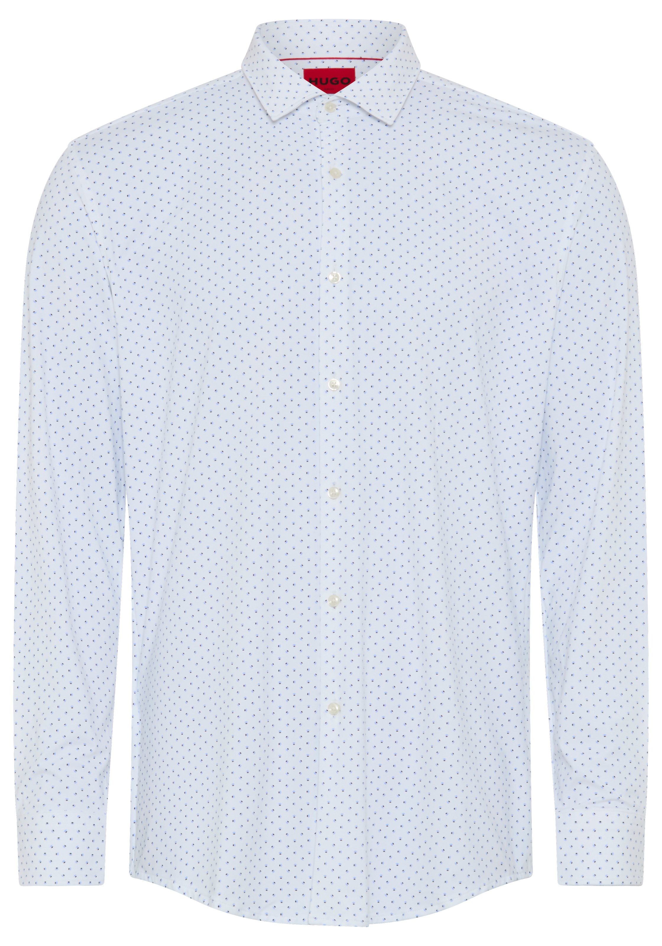 HUGO Businesshemd »Kenno Easy Care« Stretch-Jersey Kentkragen, Slim Fit