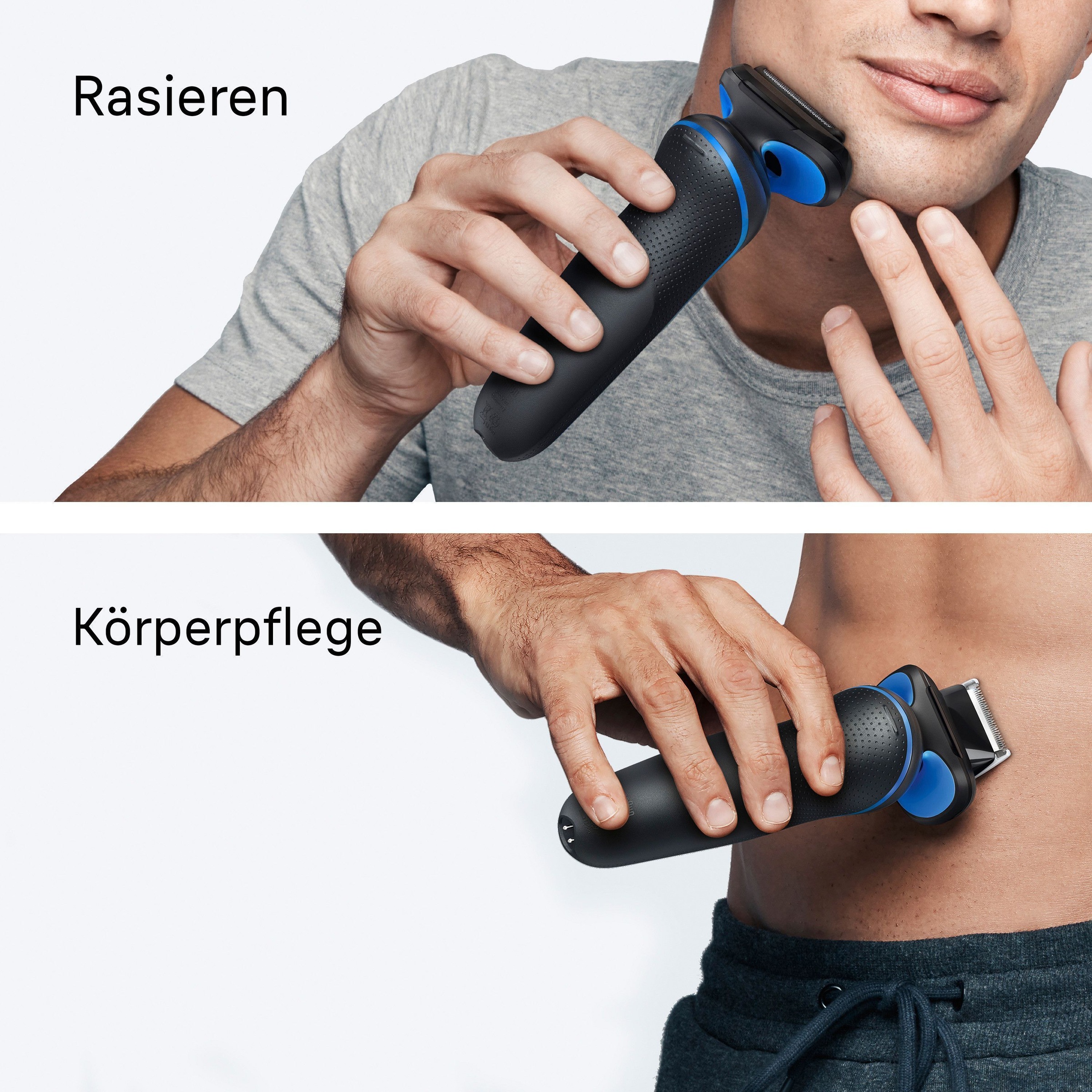 Braun Elektrorasierer »Series 5 52-B1600s«, 1 St. Aufsätze, 100% wasserdicht, Körperpflege-Aufsatz, Bis zu 50 Min, Made in Germany