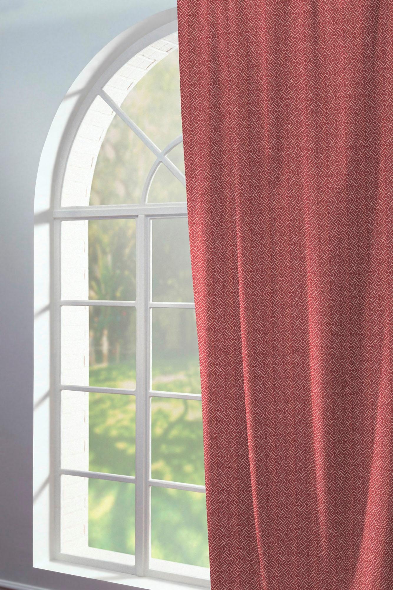 Adam Vorhang »Graphic Ventus« Kräuselband 1 Stk. tlg. aus 100% Bio-Baumwolle