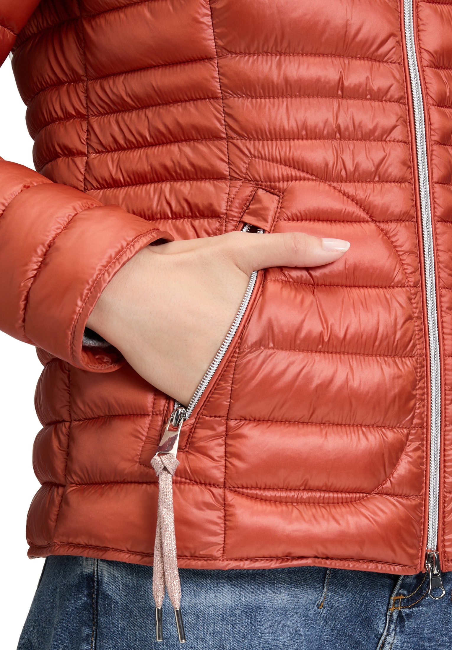 Cartoon Steppjacke »Steppjacke mit Reißverschlusstaschen«
