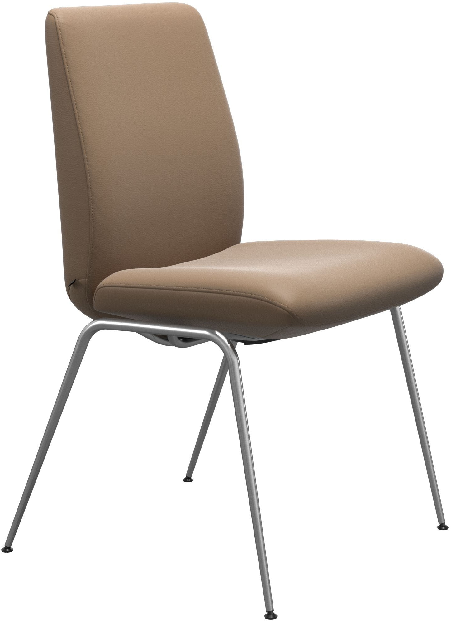 Stressless® Polsterstuhl »Laurel«, Leder PALOMA, Low Back, Größe L, mit Beinen aus Stahl in Schwarz matt