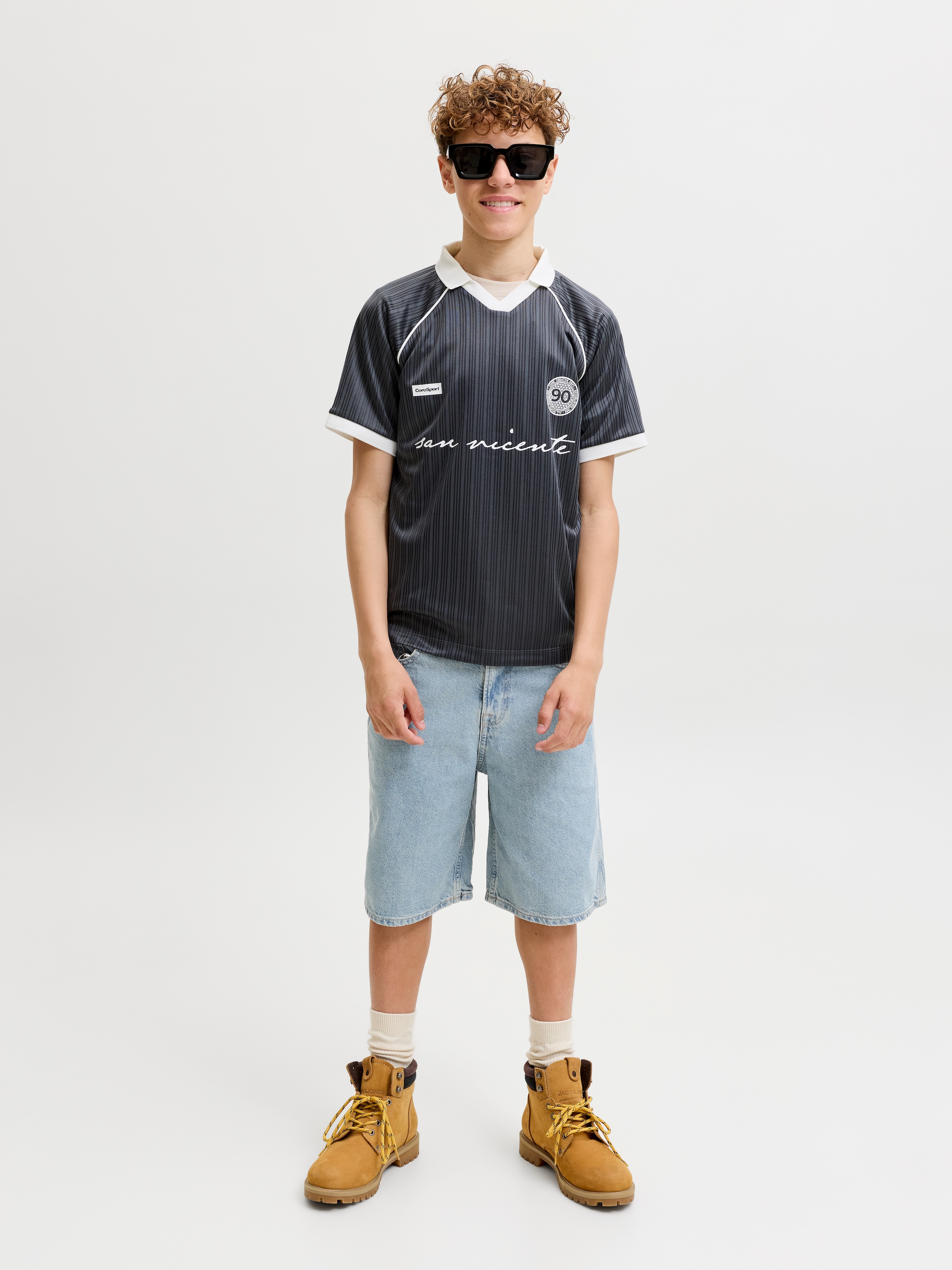 Jack & Jones Junior Shorts »JJIALEX JJNORREBRO SHORTS SQ 400 JNR«  Baumwolle, relaxed/baggy fit