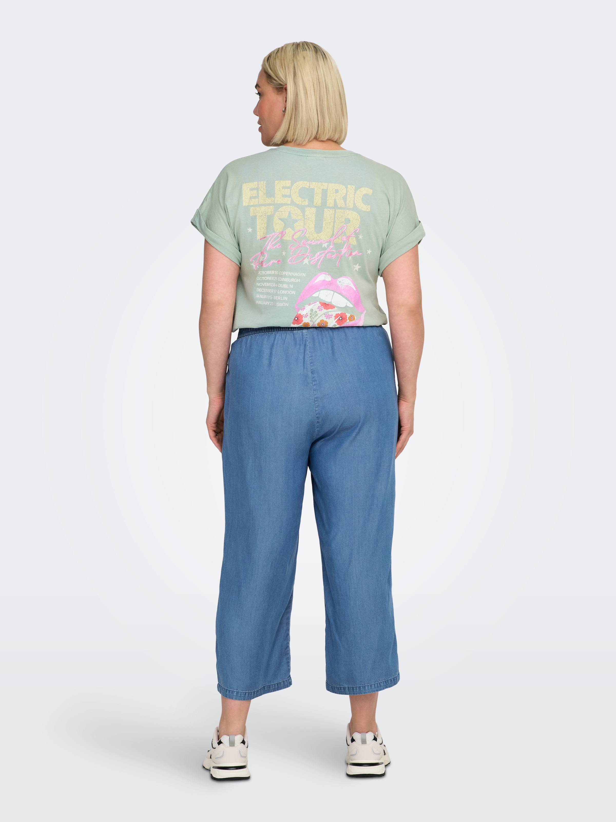 ONLY CARMAKOMA Culotte »CARCHARIS LIFE CULOTTE PANTS CC PNT«  Sommerhose, im Denim Look