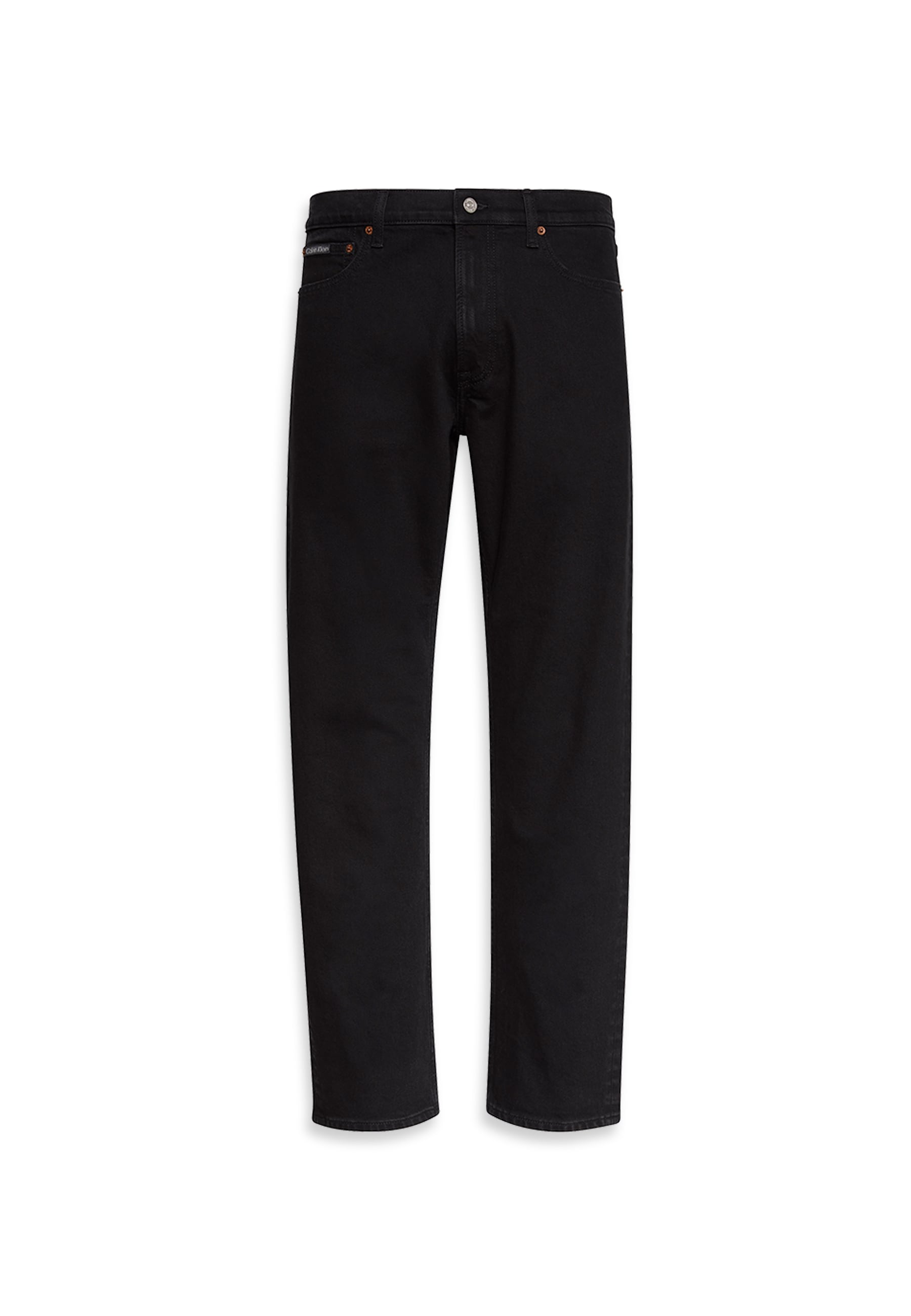 Calvin Klein Slim-fit-Jeans used washed, Slim Straight Fit, Logopatch am Bund