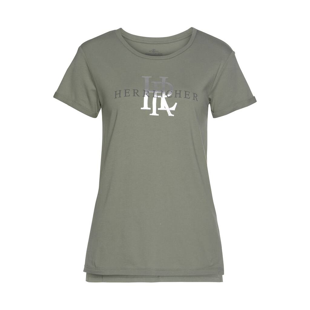 Herrlicher T-Shirt »KENDALL«, mit Logo