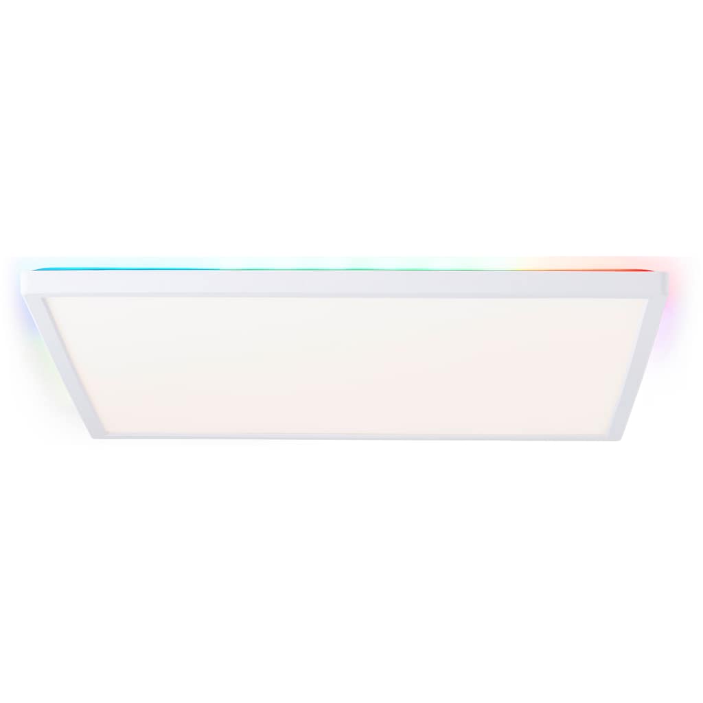 my home LED-Deckenleuchte »Nane«,  42x42cm, Hintergrundbeleuchtung mit Regenbogen-Effekt, dimmbar, Nachtlichtfunktion,  inkl. Fernbedienung