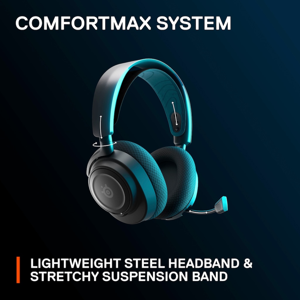 SteelSeries Gaming-Headset »Arctis Nova 7P«, Bluetooth-Wireless, Noise-Cancelling