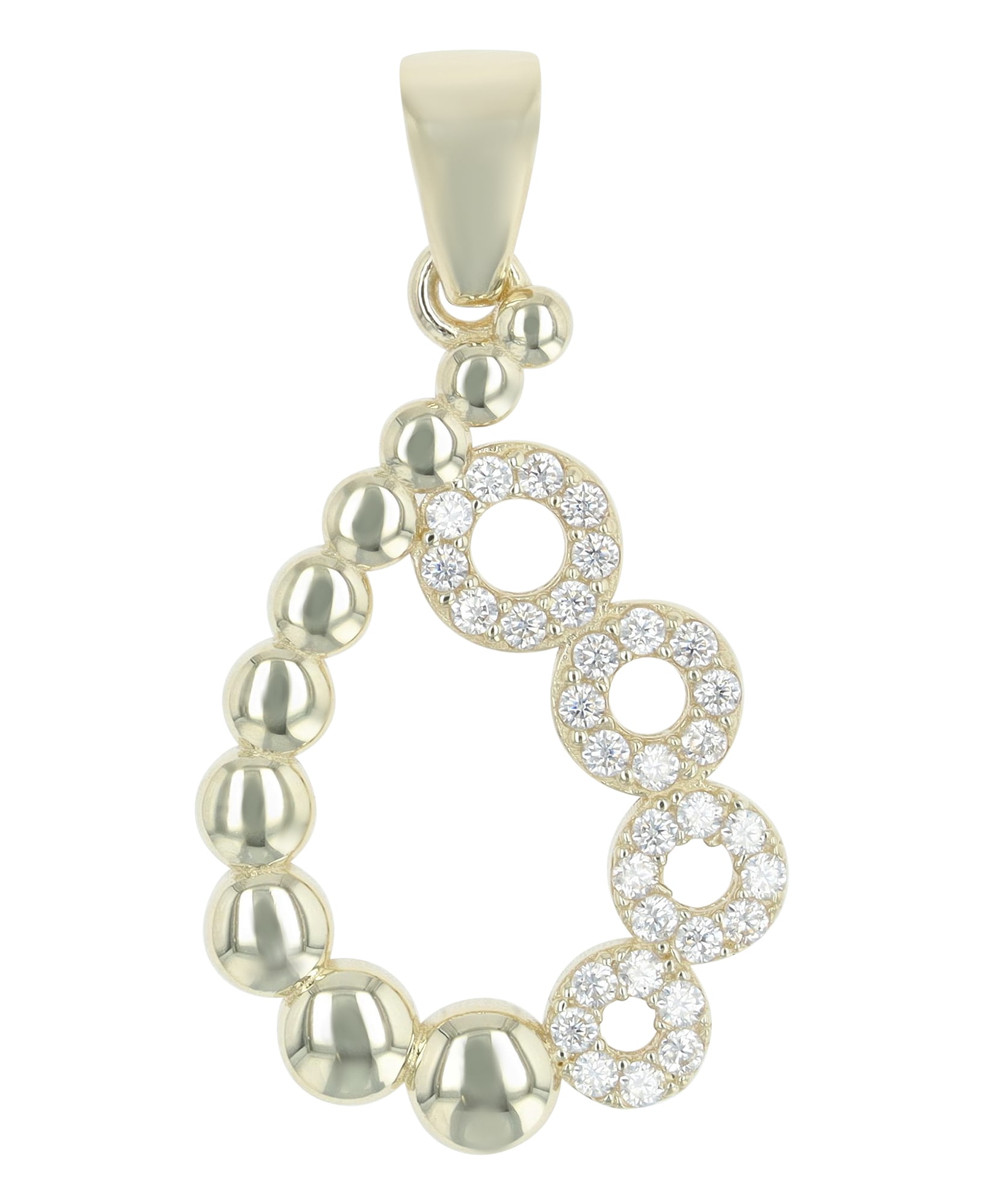 Adelia´s Kettenanhänger »333 Gelbgold Anhänger mit funkelnden Zirkonia«