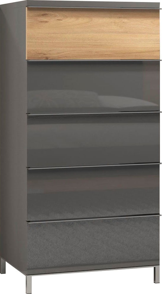 Places of Style Schubkastenkommode »Onyx«, UV lackiert, mit Soft-Close-Funktion