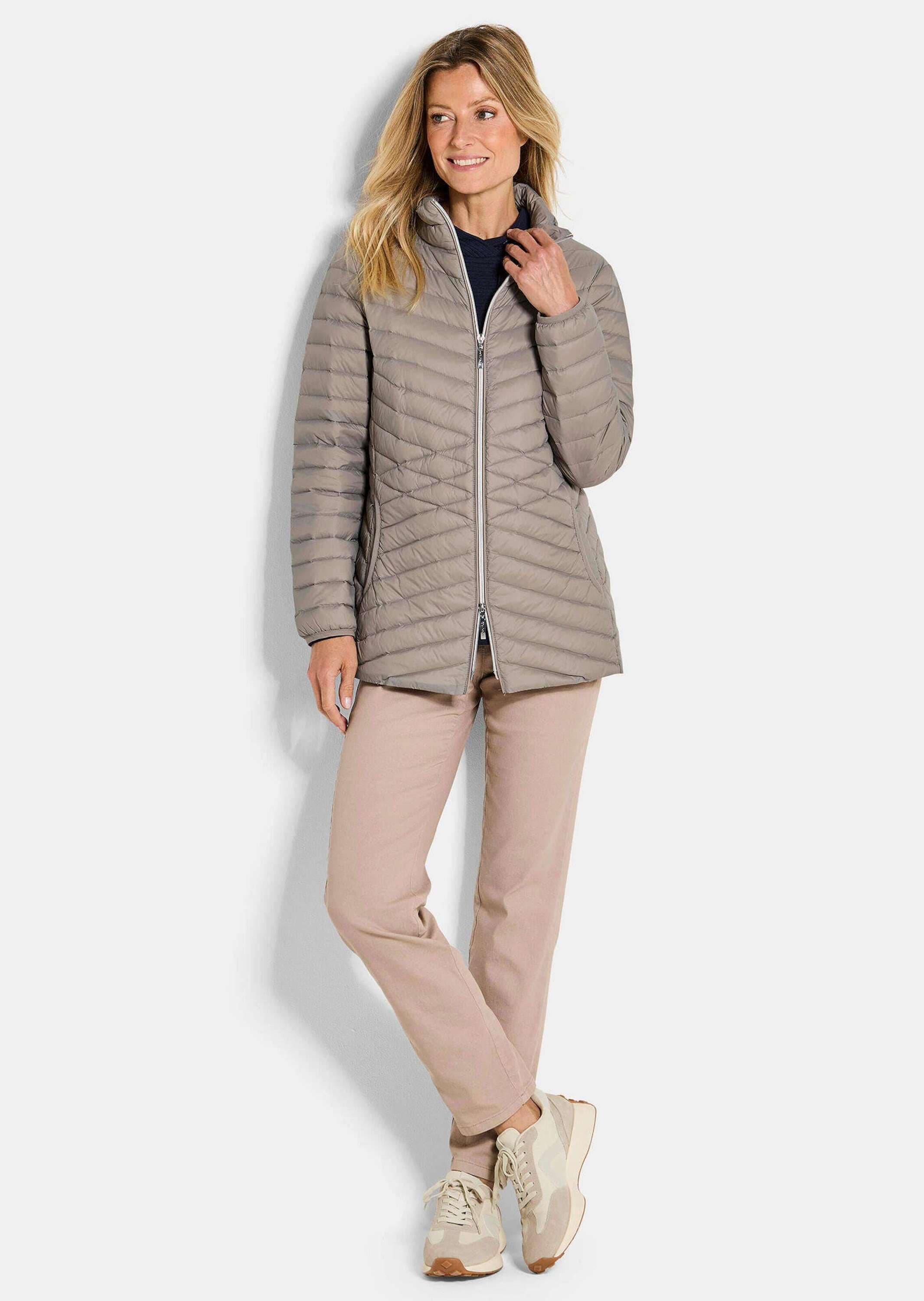 GOLDNER Steppjacke »Kurzgröße Herbstjacke mit Daunen, Stehkragen«