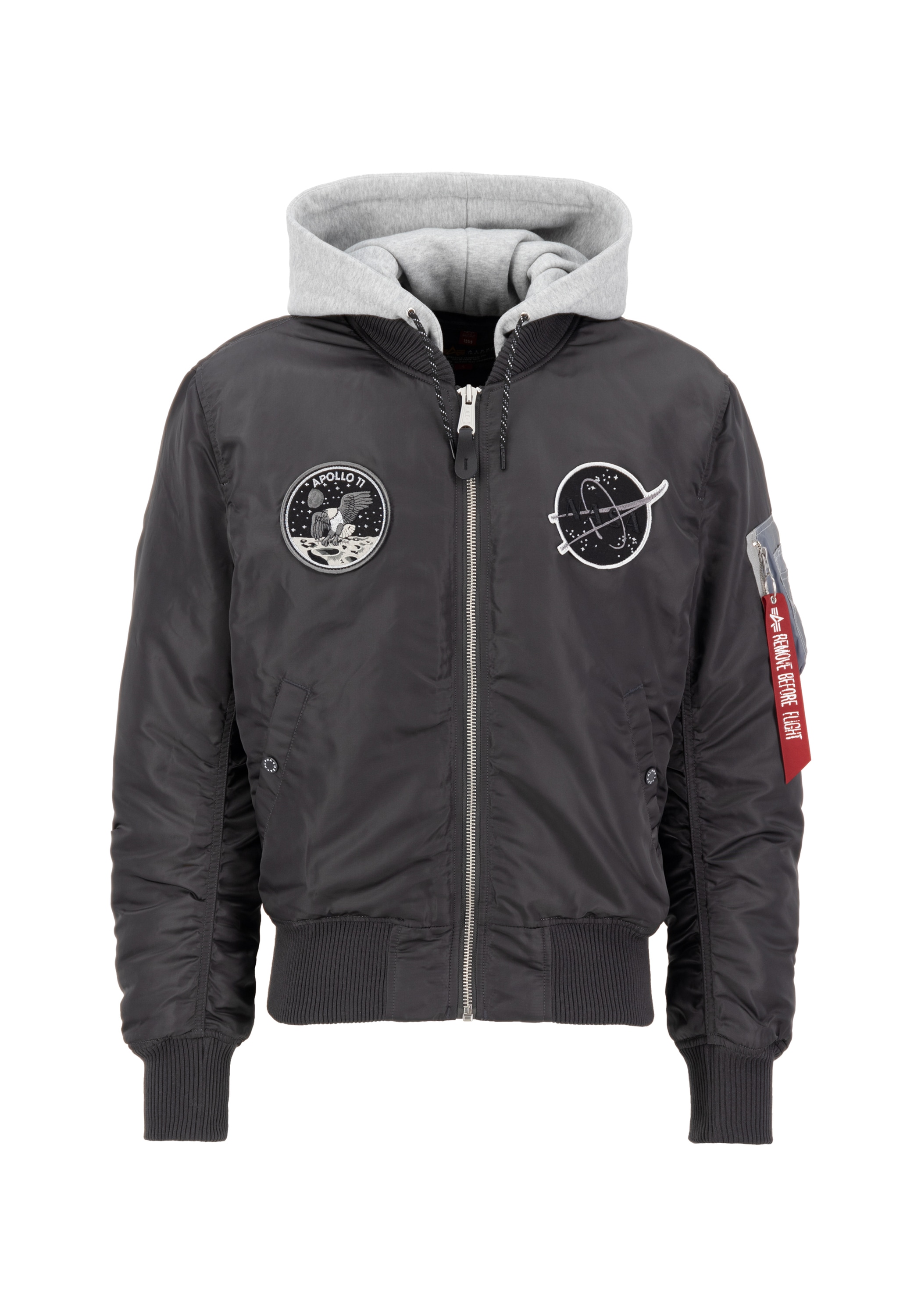 Alpha Industries Bomberjacke »Alpha Industries Men - Bomber Jackets MA-1 VF Hood Dark Side«