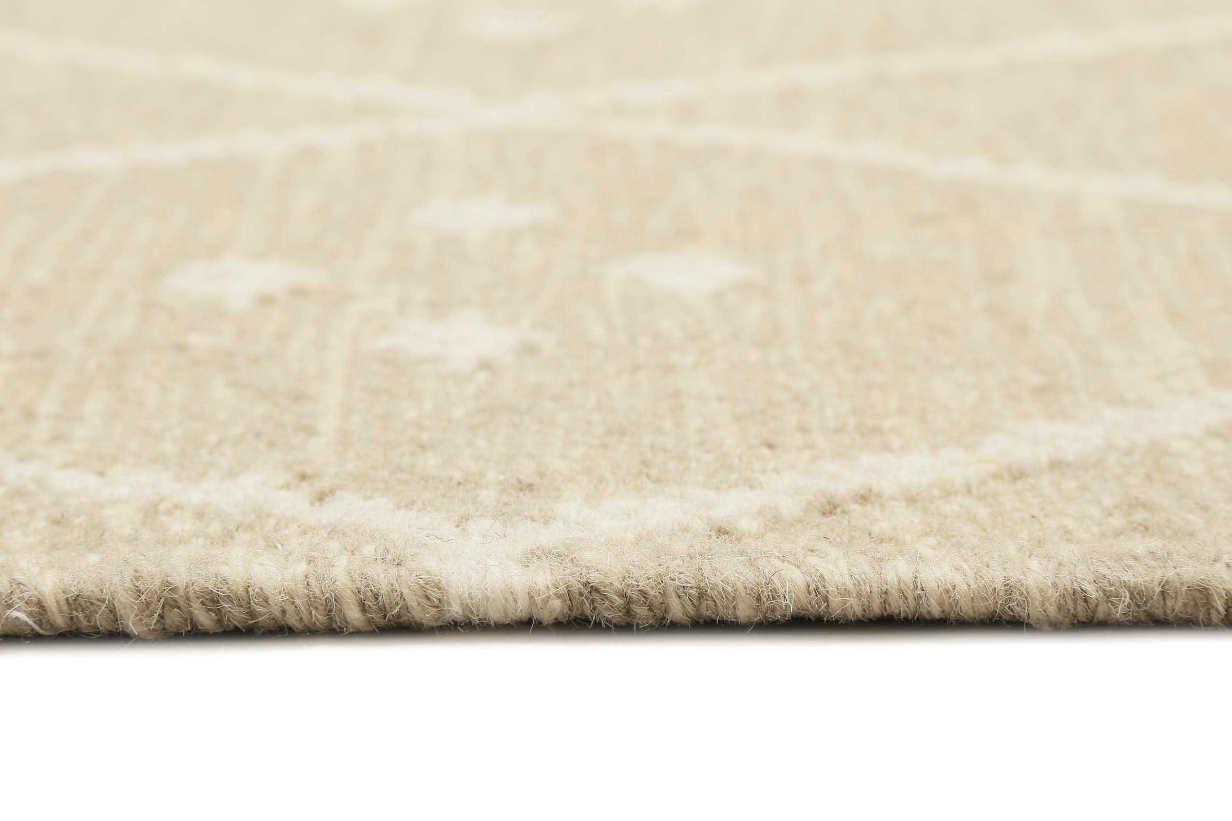 Green Looop Teppich »Vermont GL-82101«, rechteckig, 5 mm Höhe, handgewebter Naturfaserteppich aus 80% Wolle 20% Baumwolle, Wohnzimmer