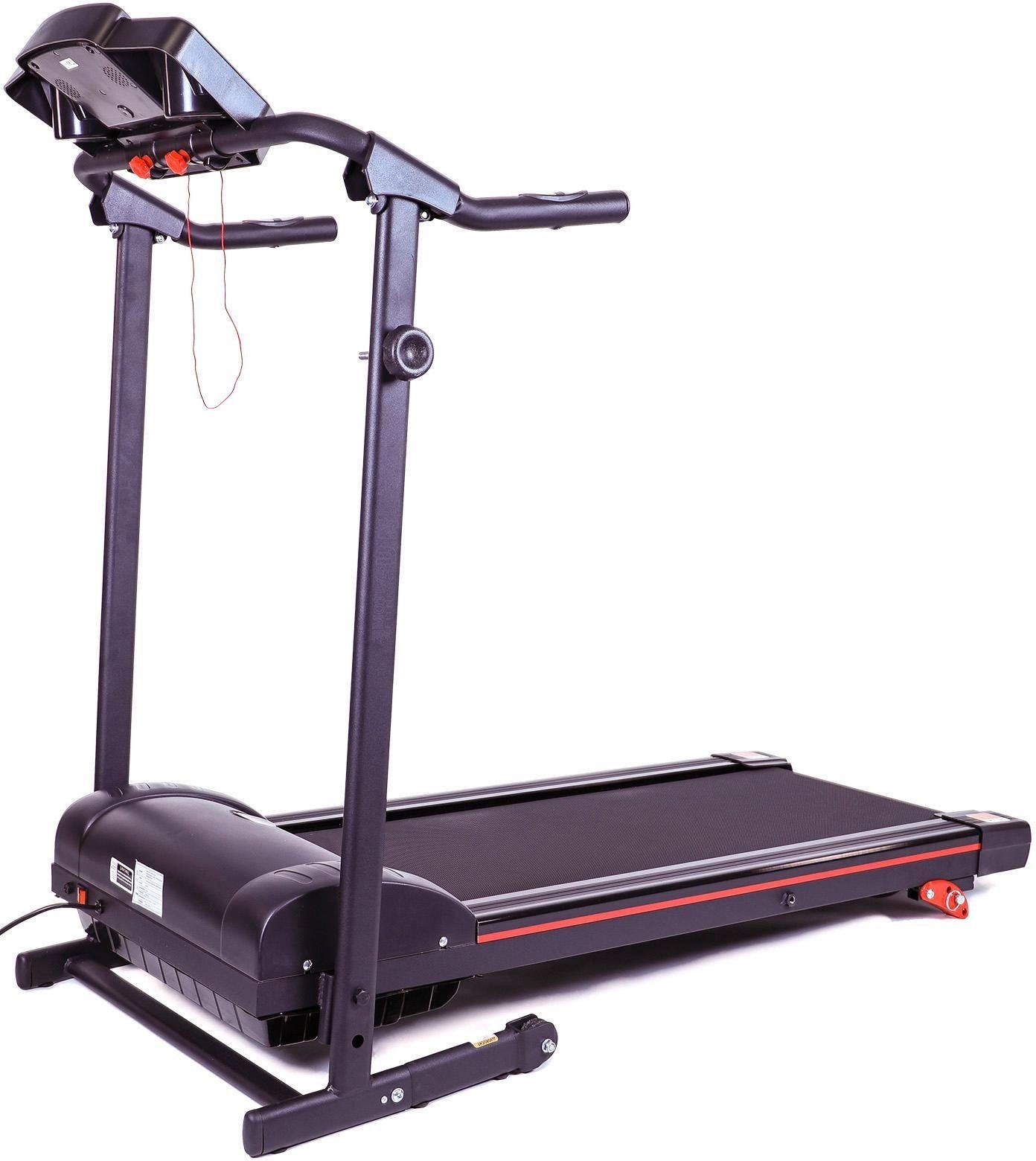 MOTIVE FITNESS by U.N.O. Laufband »Fit-Start Plus«, (Bluetooth Verbindung zur App FitShow möglich), bis max. 10 km/h, klappbar, Walking Pad, mit Tablet-Halterung