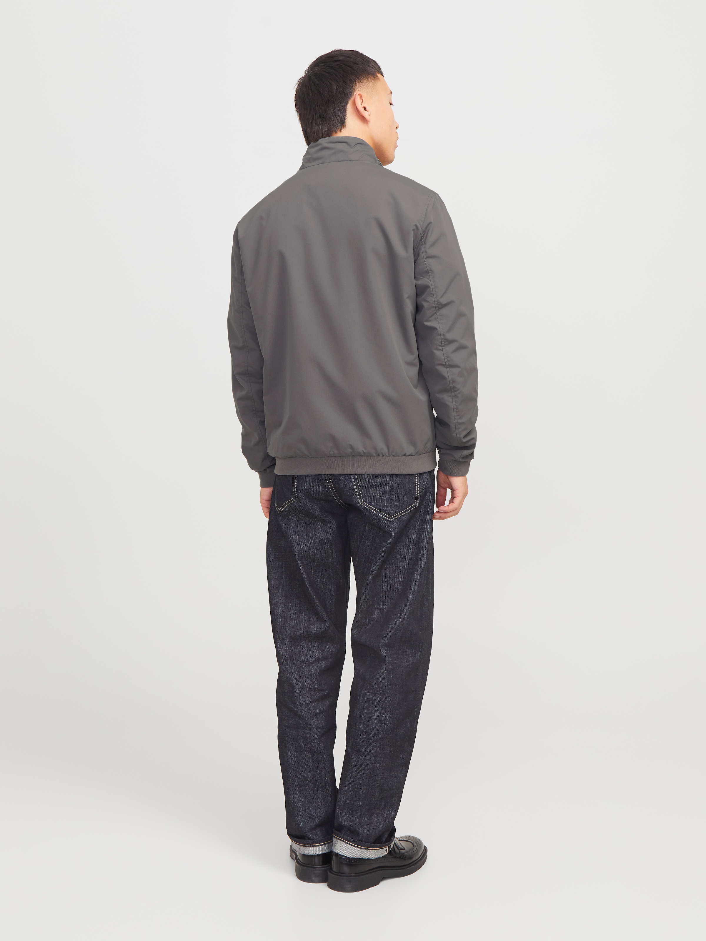 Jack & Jones Blouson »JJERUSH HARRINGTON BOMBER NOOS«, ohne Kapuze, mit Stehkragen