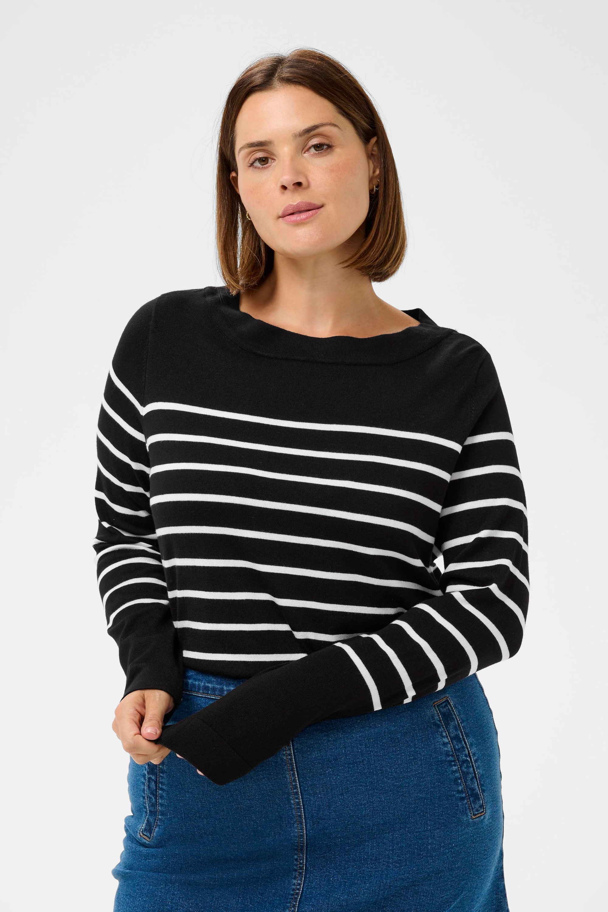 KAFFE Curve Strickpullover »Damen Strickpullover KClizzy«