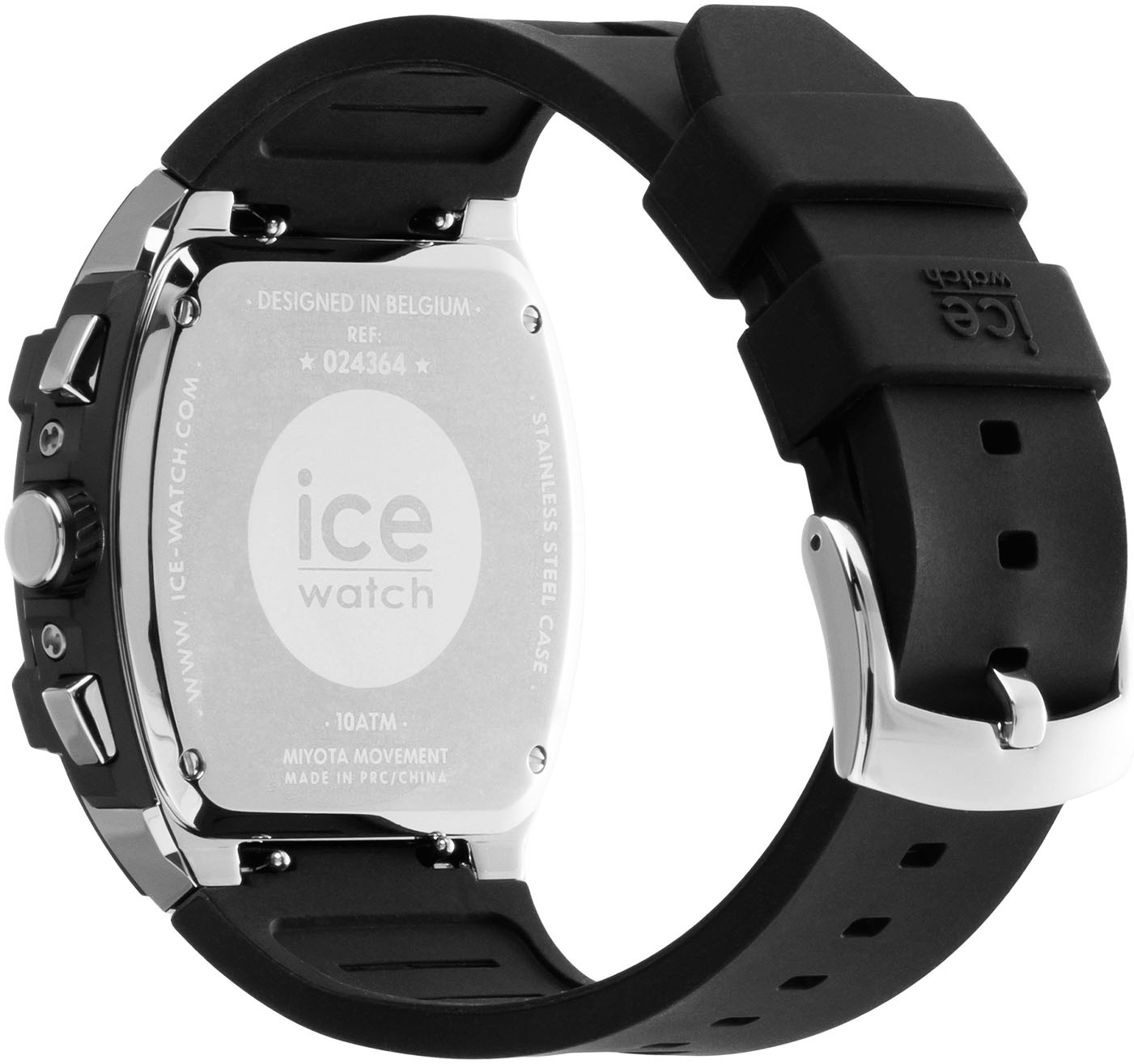 ice-watch Chronograph »ICE boliday - Steel - Large - CH« Armbanduhr, Quarzuhr, Herrenuhr, Silikonarmband, Stoppfunktion