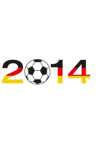 Wall-Art Wandtattoo »Fußballdeko 2014 mit Fußball«, (1 St.) kaufen
