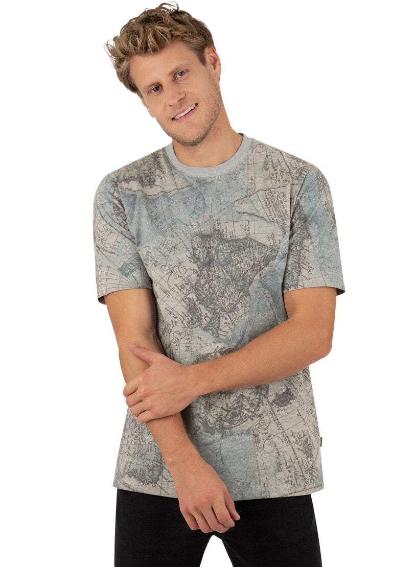 Trigema T-Shirt shoppen online bei modischem T-Shirt mit OTTO »TRIGEMA Allover-Print«