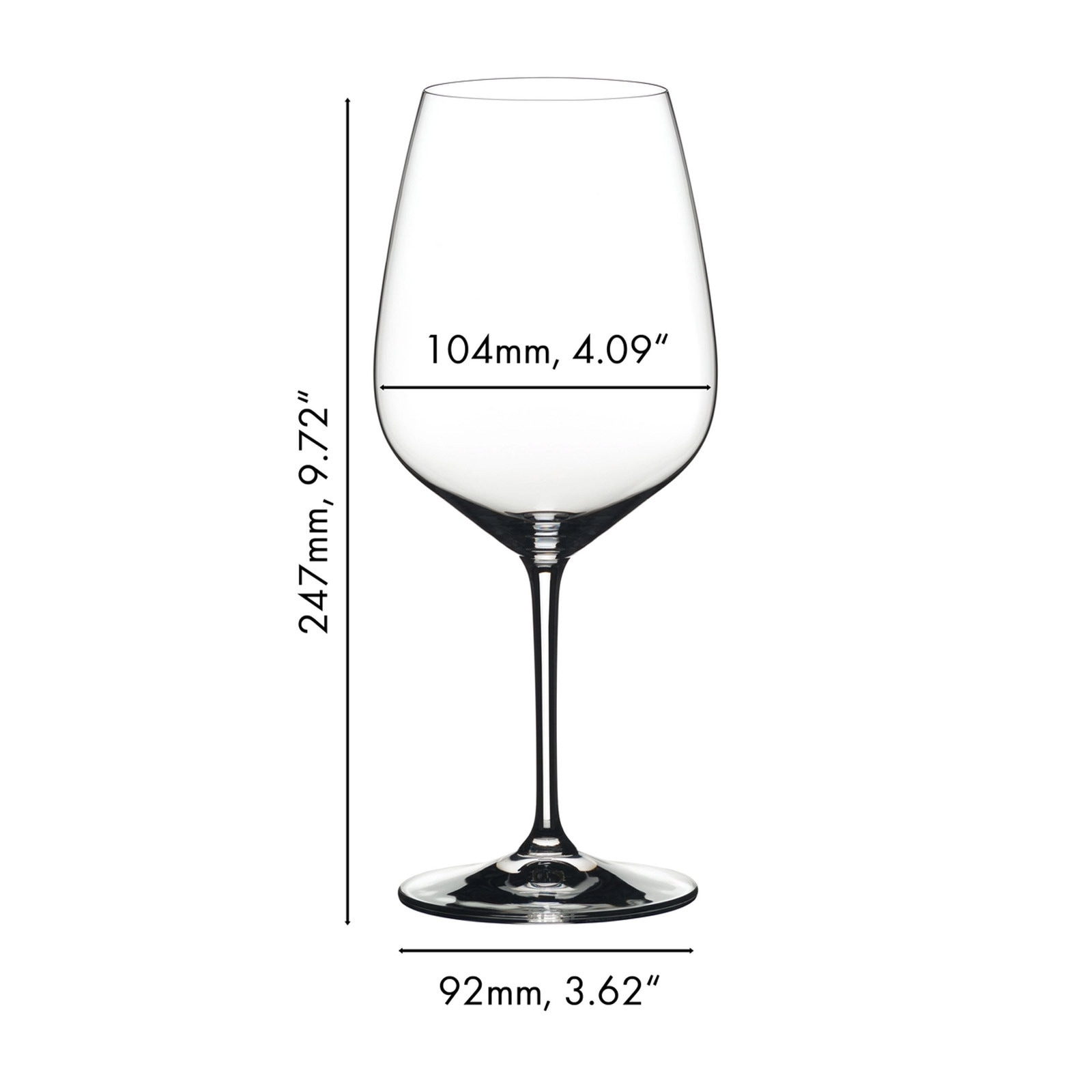 RIEDEL THE WINE GLASS COMPANY Rotweinglas »Cabernet Rotweingläser Extreme 800 ml 2er Set transparent« Spülmaschinenfest