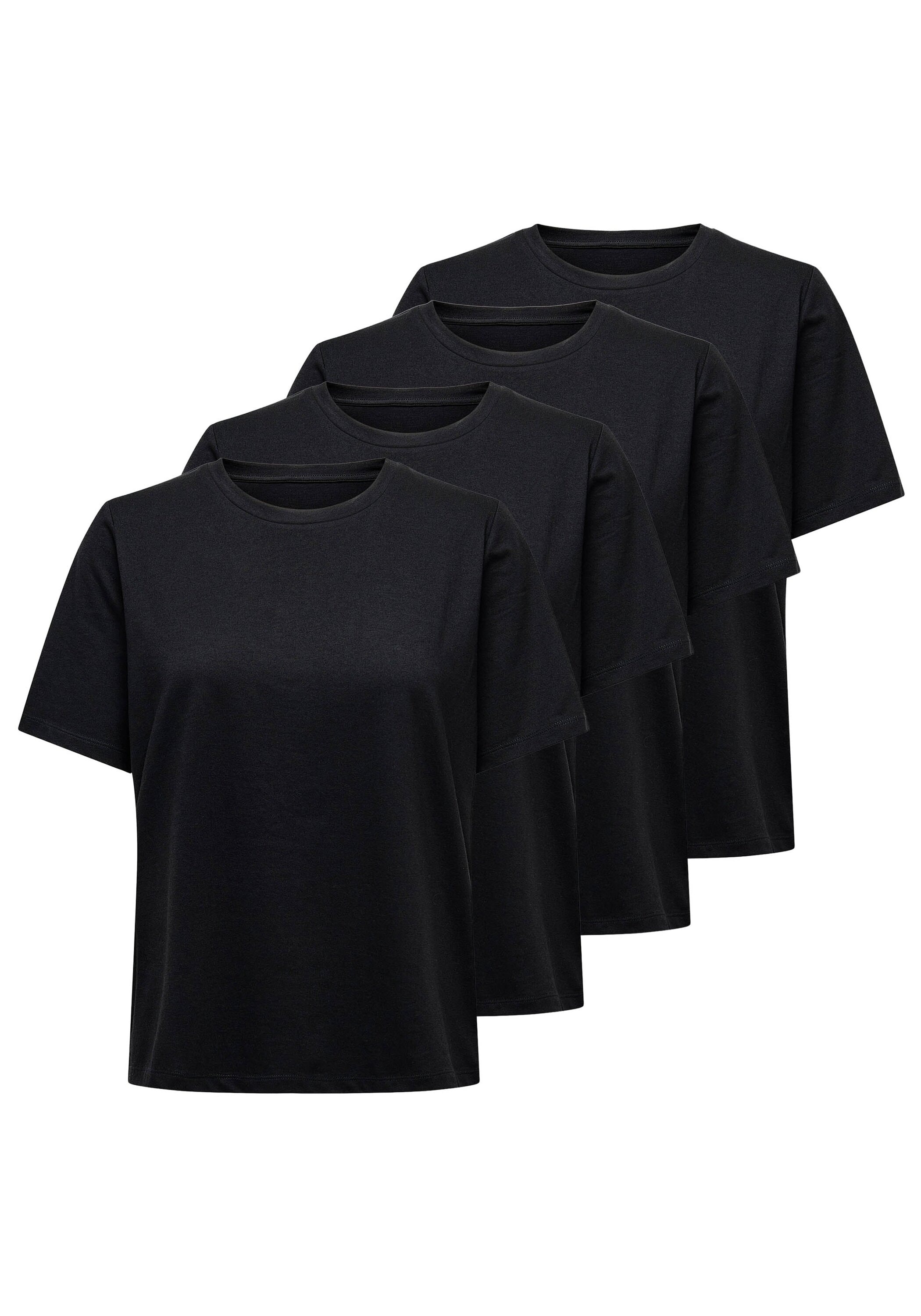 ONLY T-Shirt »T-Shirt ONLONLY TEE 4P 4er Pack« 4