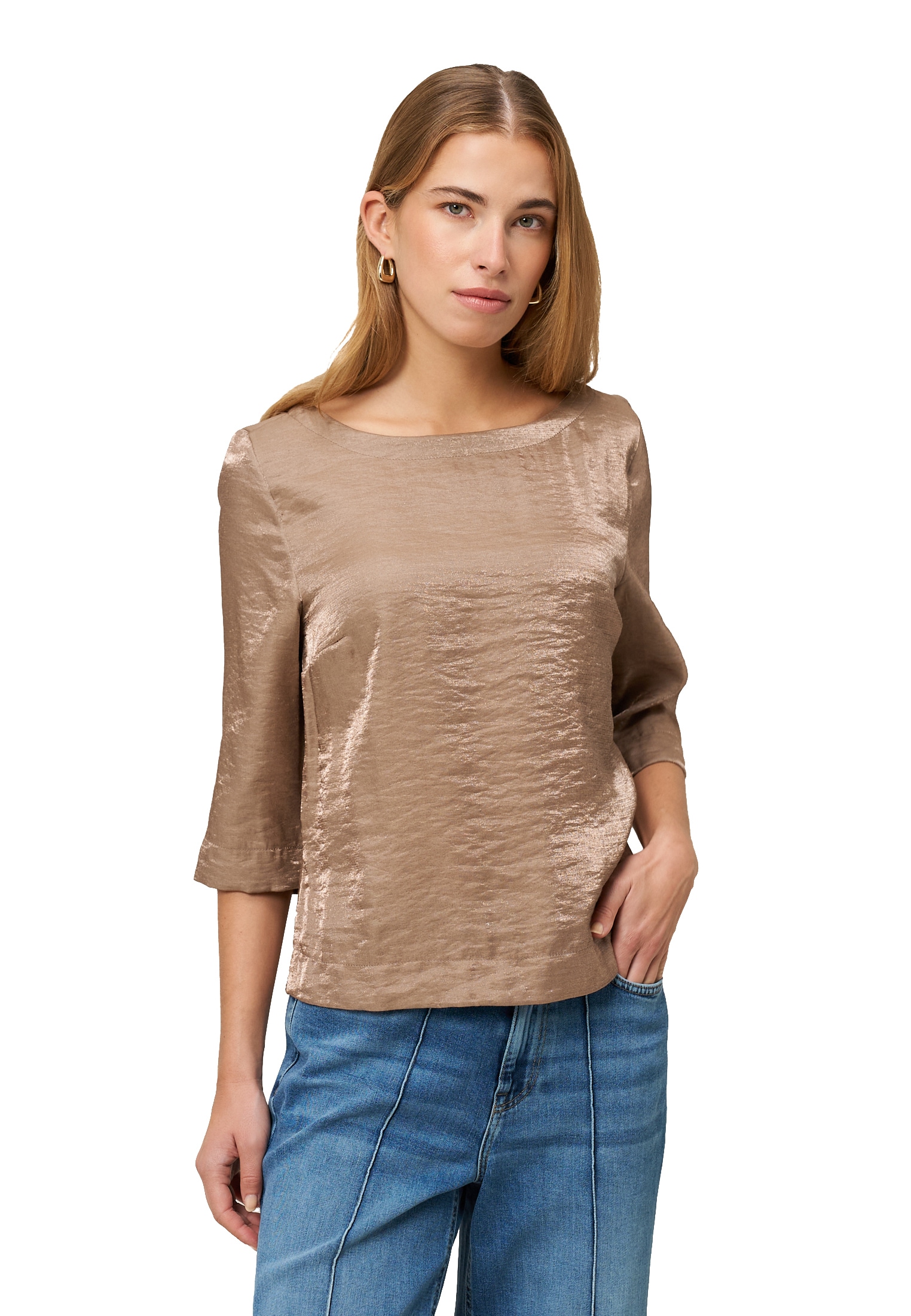 Zero Klassische Bluse »Bluse mit Knittereffekt«