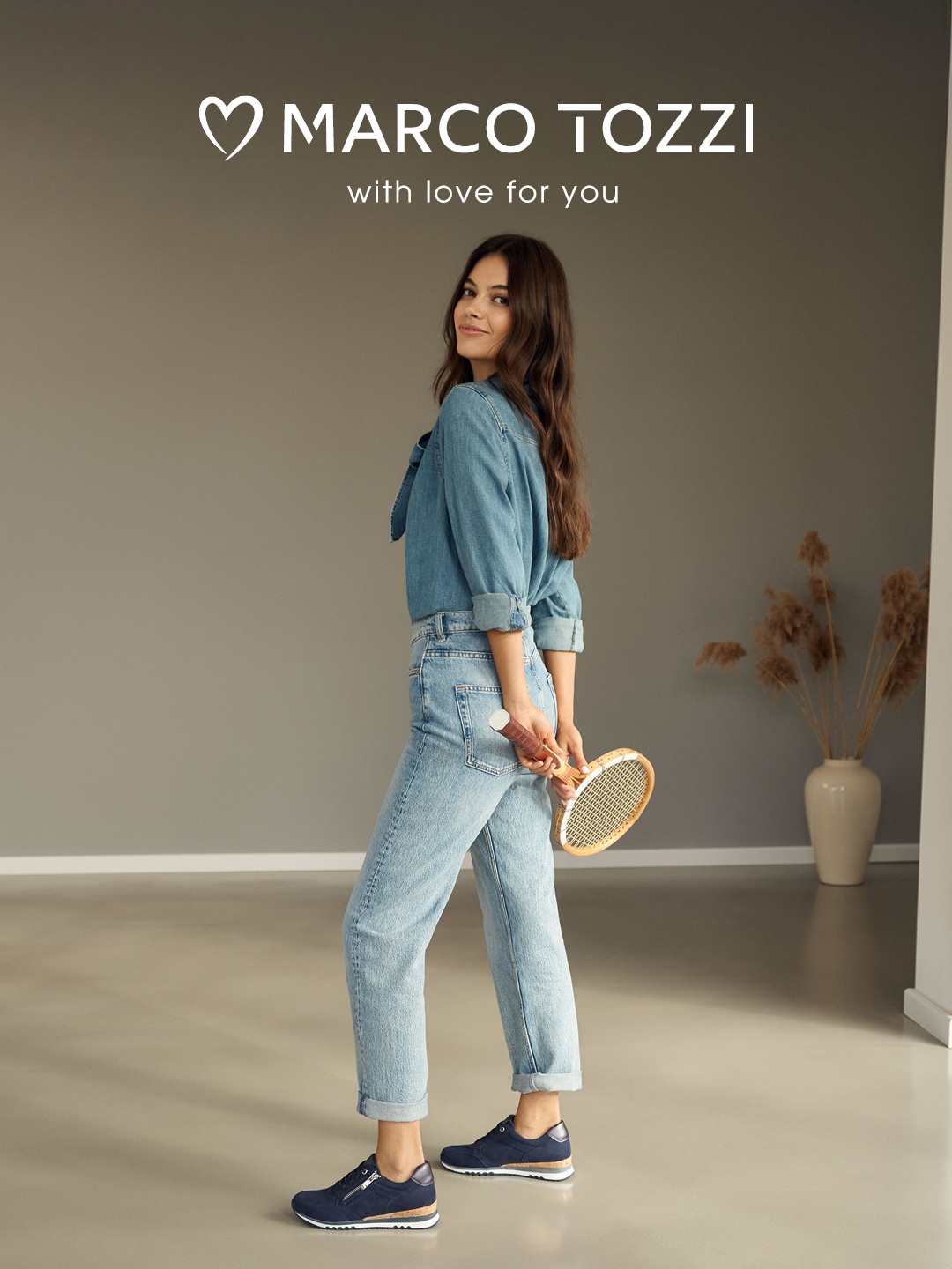 MARCO TOZZI Keilsneaker  , Freizeitschuh, Halbschuh, Schnürschuh in veganer Verarbeitung