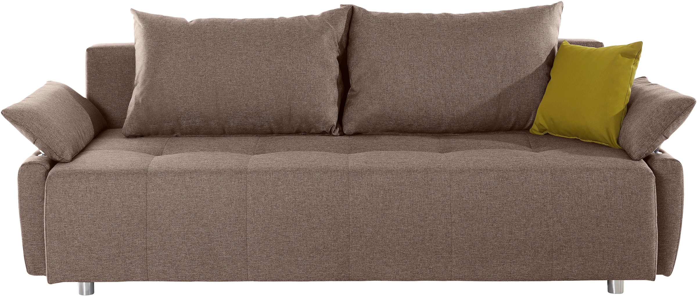 COLLECTION AB Schlafsofa »Funtastic«, mit Federkern, Bettfunktion, inklusive 2 Rücken- und 1 Zierkissen