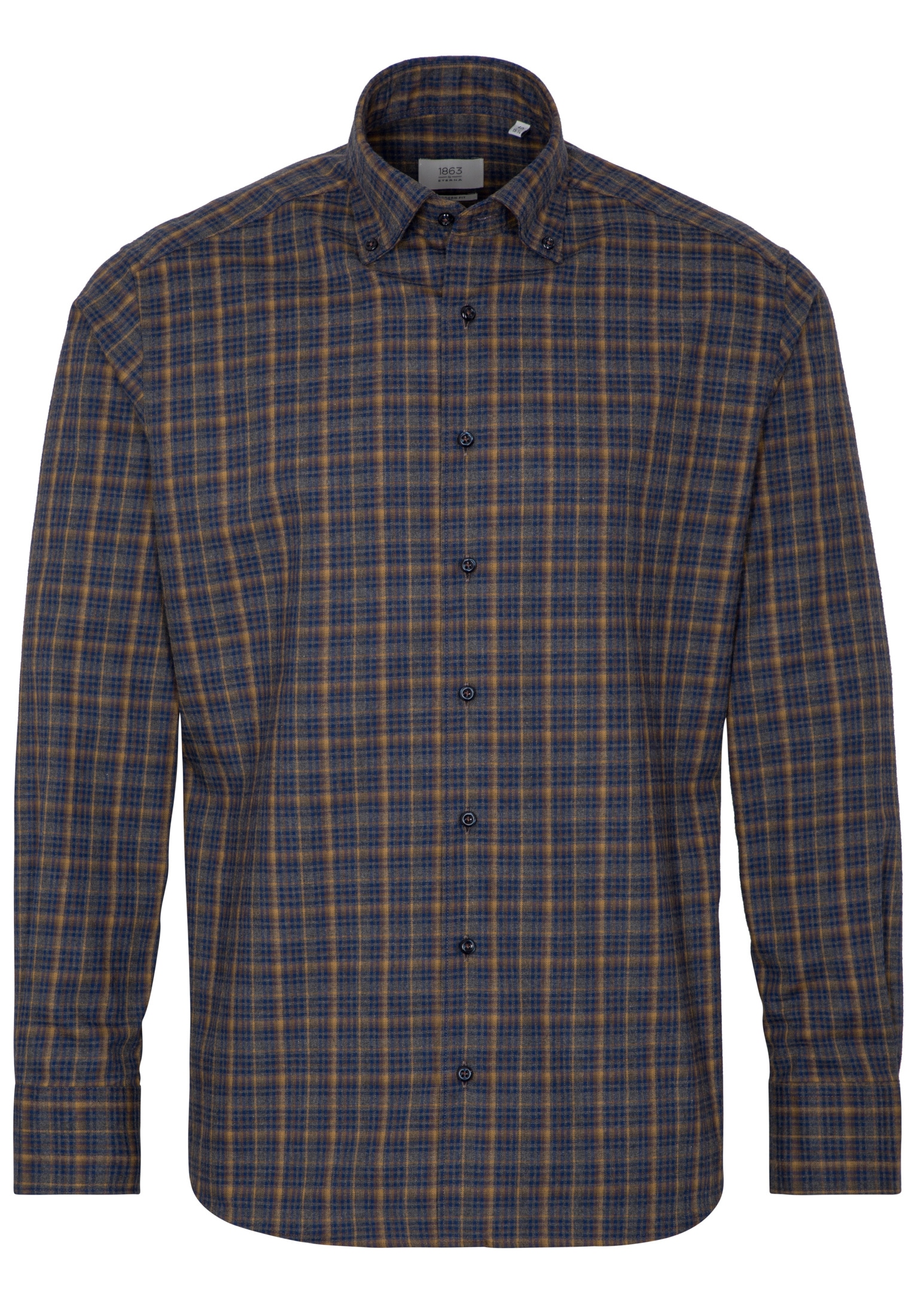 Eterna Langarmhemd »MODERN FIT« EASY IRON (bügelleicht)