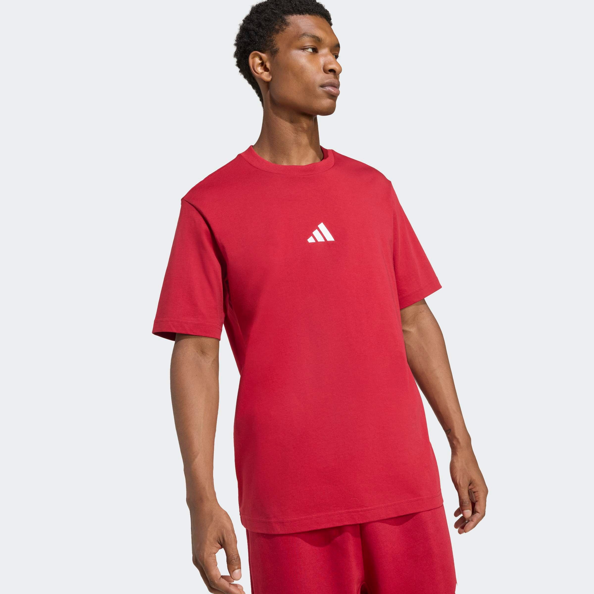 adidas Sportswear T-Shirt »M SL SJ T« sportliches Kurzarmshirt, mit Rundhalsausschnitt