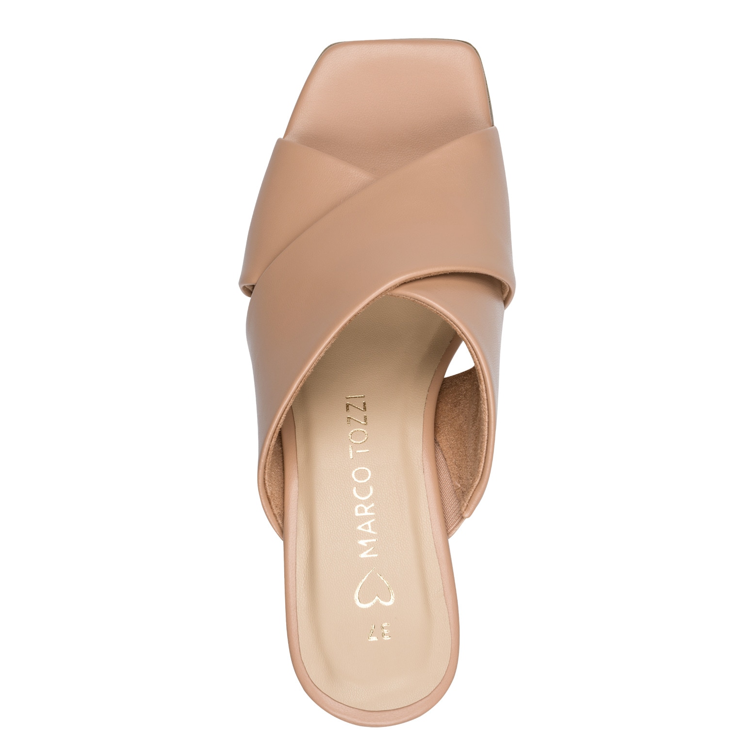 MARCO TOZZI Pantolette  , Blockabsatz, Sommerschuh, Schlappen mit gekreuzter Bandage