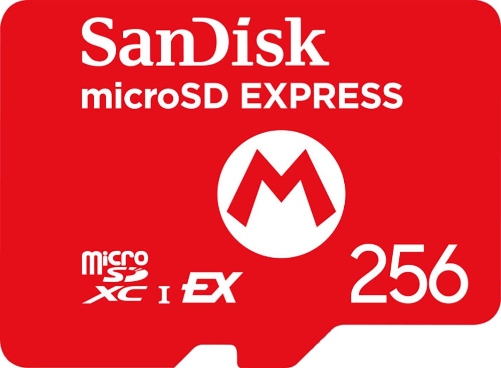 Nintendo Switch 2 Speicherkarte "microSDXC EXPRESS 256 GB (Mario Design)" (256 GB )