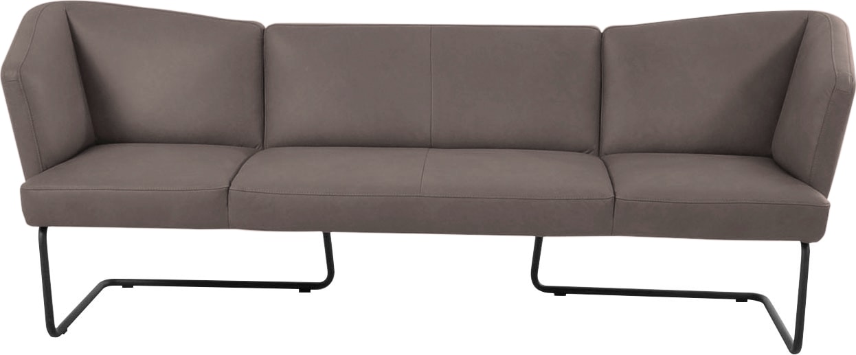 K+W Komfort & Wohnen Polsterbank »Mikkado Tube«, in abgerundeter Form, Rundrohrkufe lang, in 2 Breiten 192 oder 242 cm