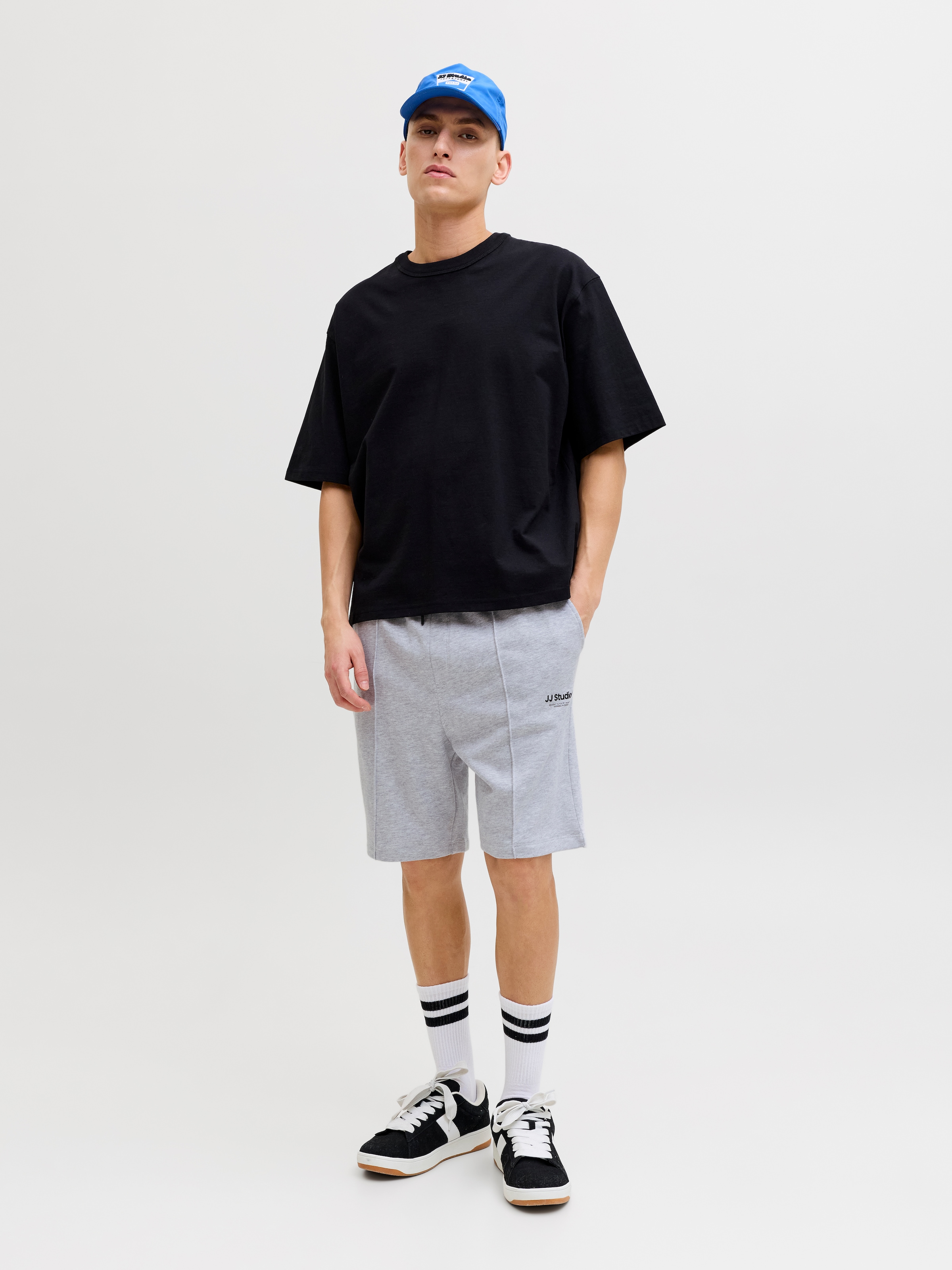 Jack & Jones Sweatshorts »JPSTKANE SOHO SWEAT SHORTS MID SN«  Baumwollmischung, loose fit