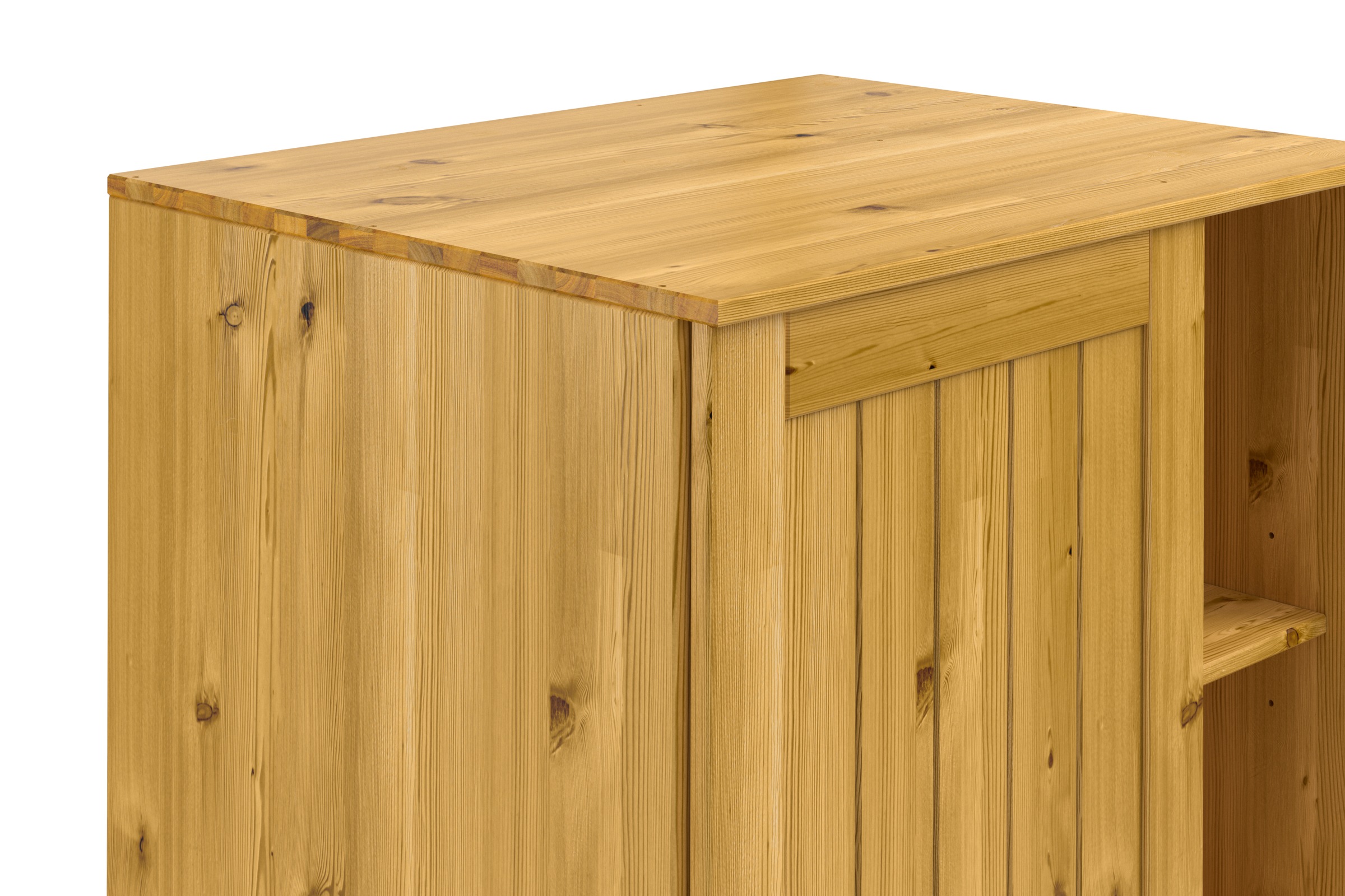 Home affaire Hochschrank »Alby2« Mit Metallgriffen, Breite 75 cm