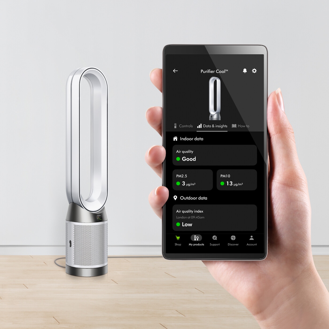 DYSON Luftreiniger »Dyson Purifier Cool™ PC1 (Weiß/ Weiß)«