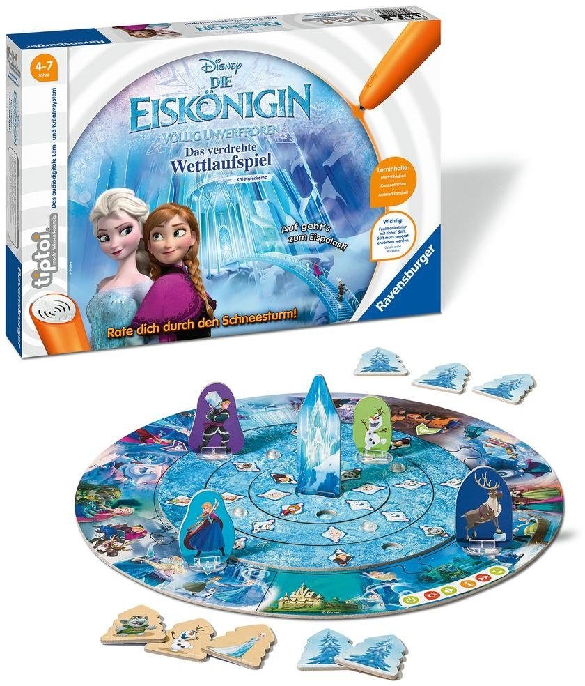 Ravensburger Spiel »Disney Die Eiskönigin - Völlig unverfroren: Das verdrehte Wettlaufspiel«, Made in Europe, FSC® - schützt Wald - weltweit