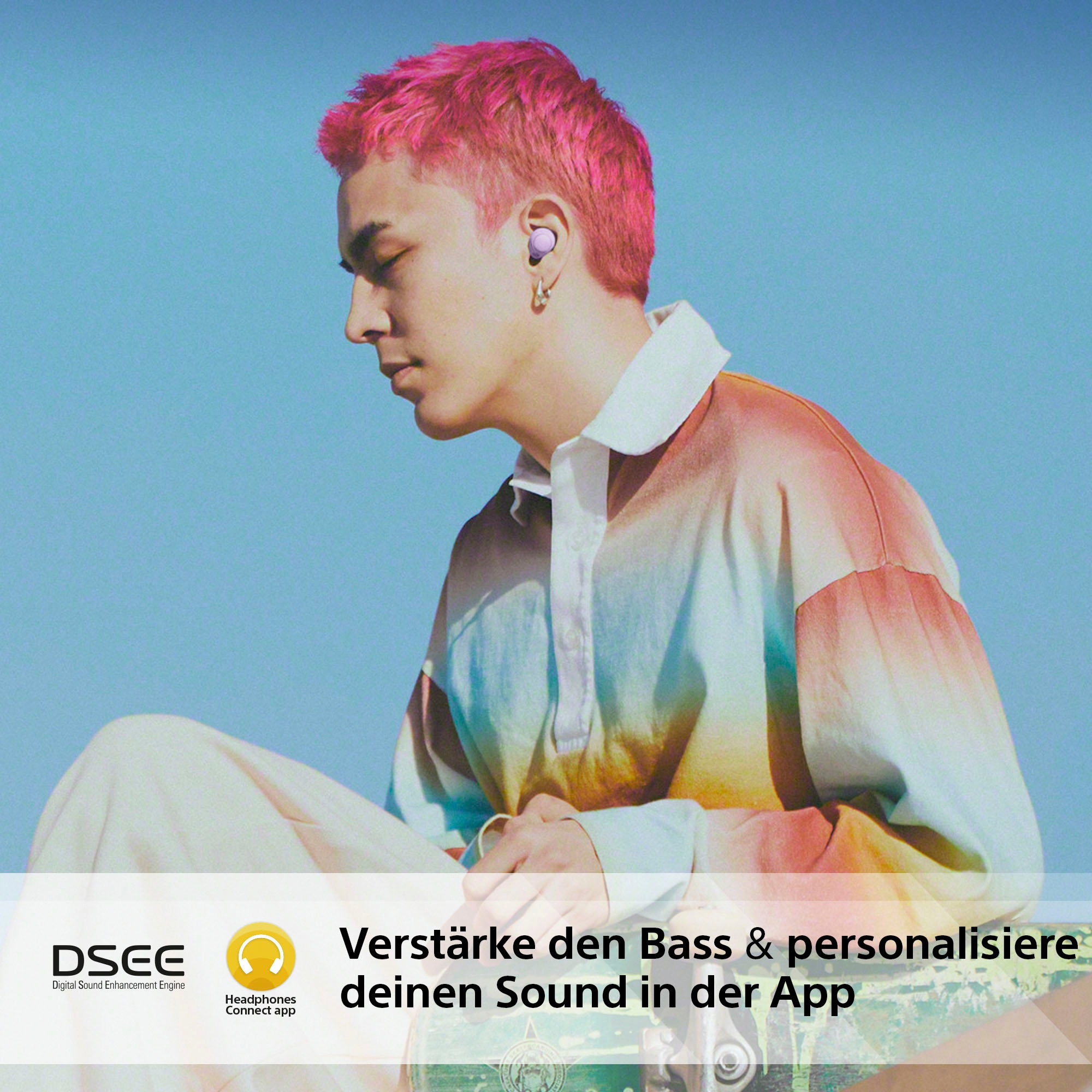 Sony In-Ear-Kopfhörer »WF-C700N« Bluetooth Noise-Cancelling bis 20 Std. Akkulaufzeit, Multipoint Connection