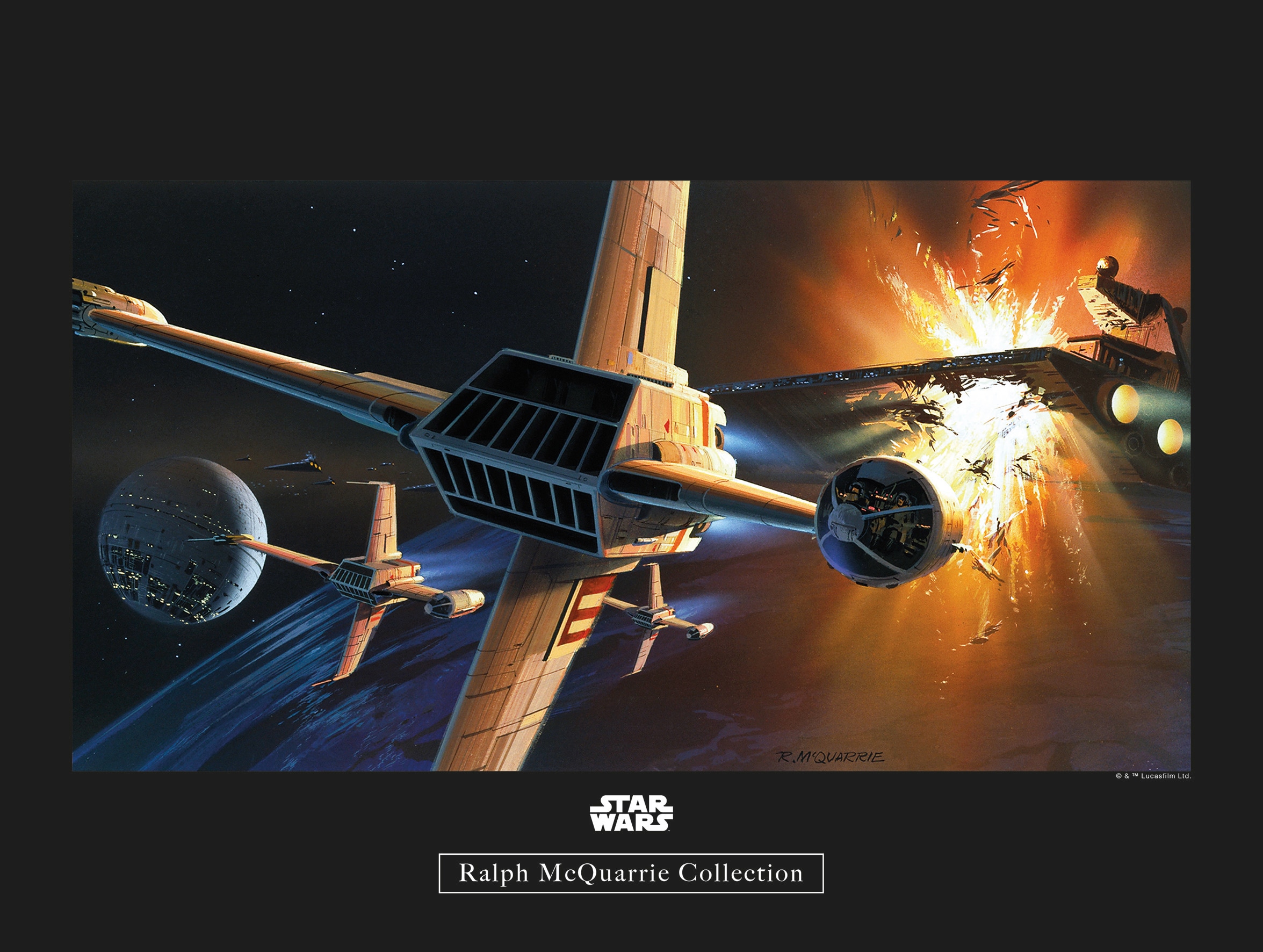Poster »Star Wars Classic RMQ Endor Orbit War«, Star Wars, (1 St.), Kinderzimmer,...