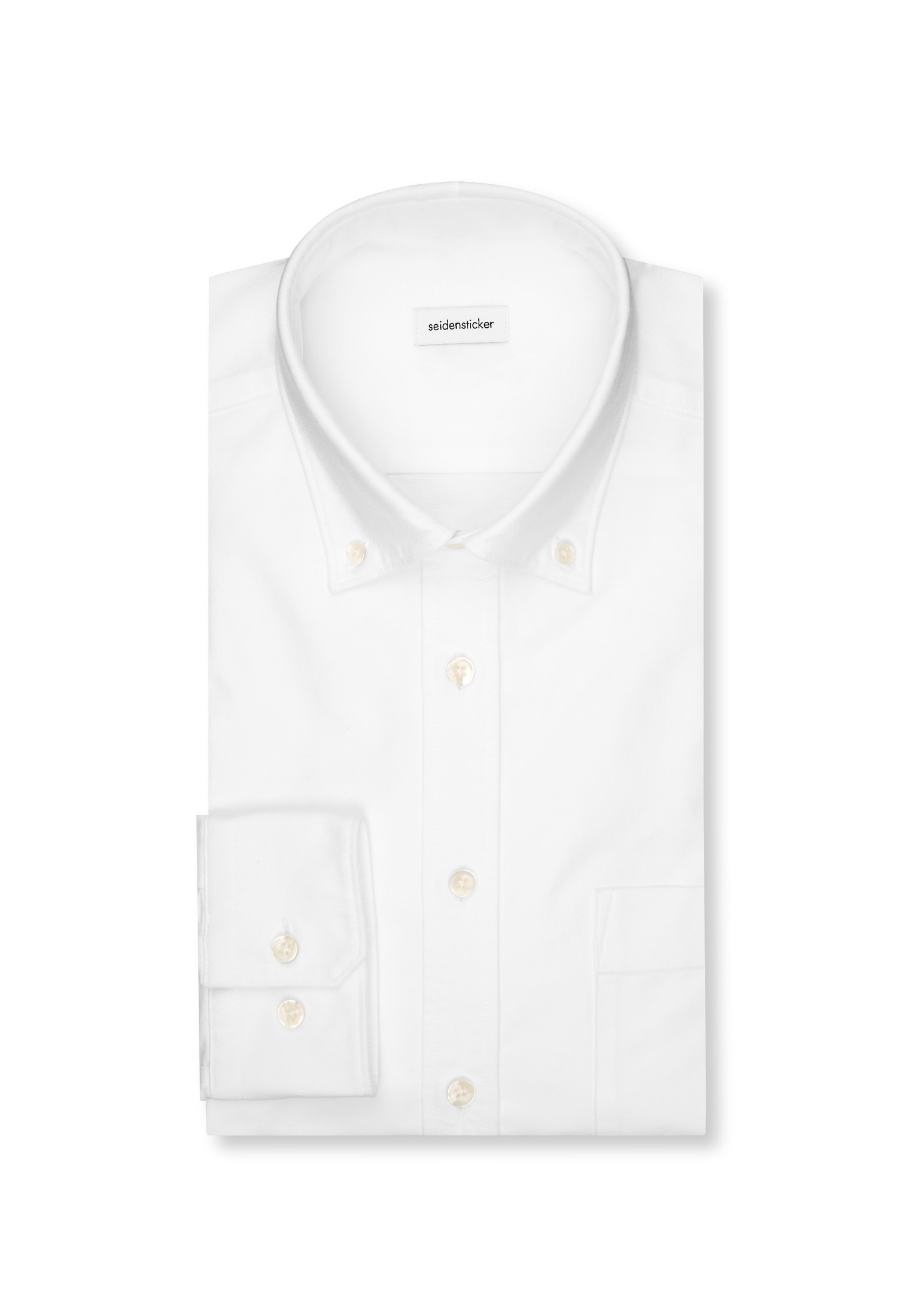 seidensticker Businesshemd Slim 1/1 Button-Down-Kragen Uni