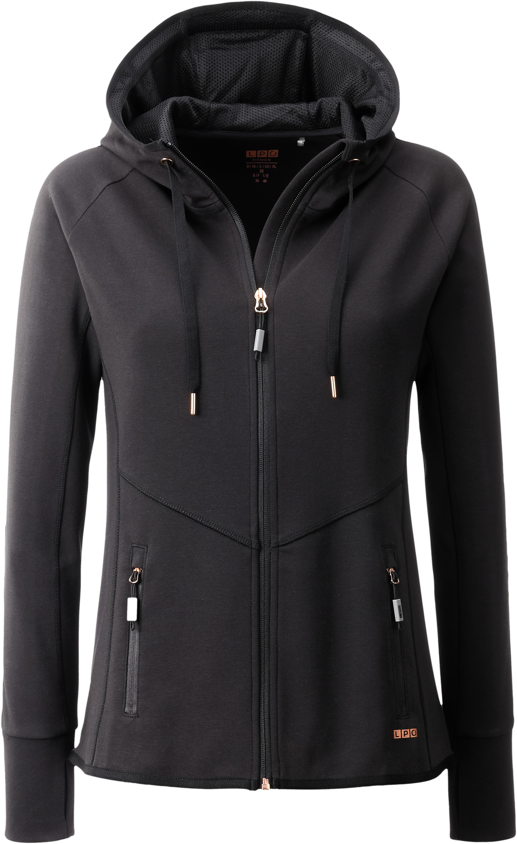 LPO Fleecejacke »COREWOOD II WOMEN«, weiche Fleecejacke in traditioneller Optik
