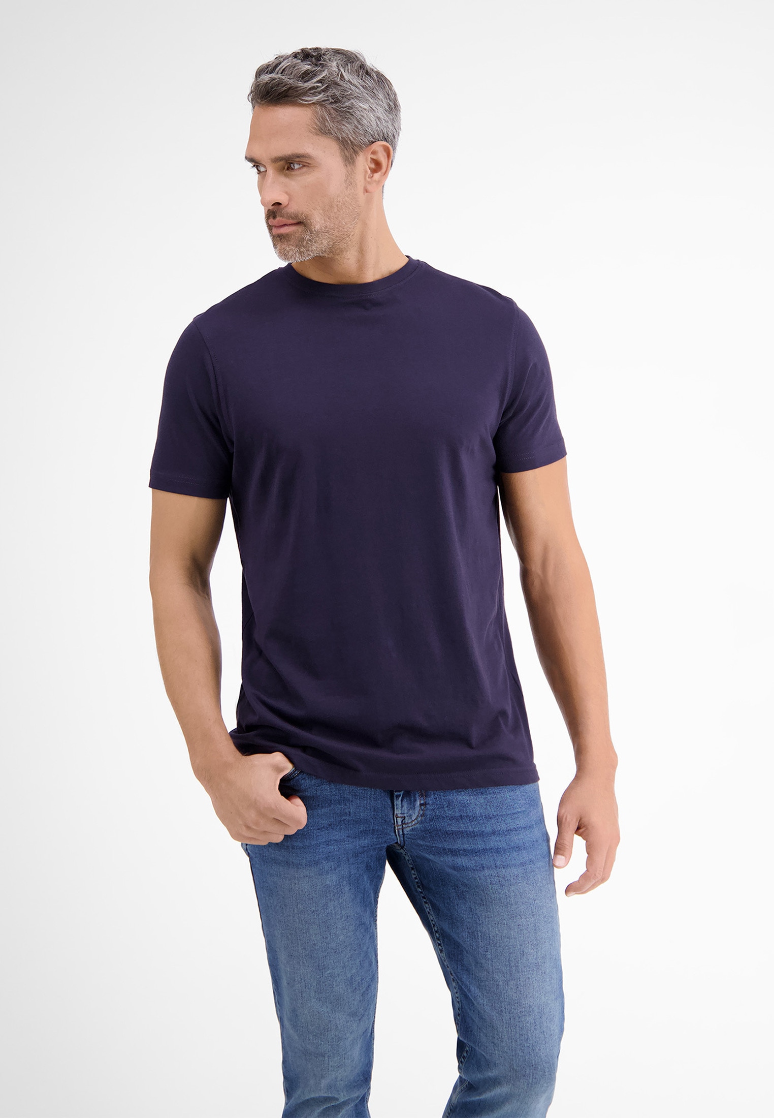 LERROS T-Shirt »LERROS Doppelpack T-Shirt Rundhals in Premium Baumwollqualität«