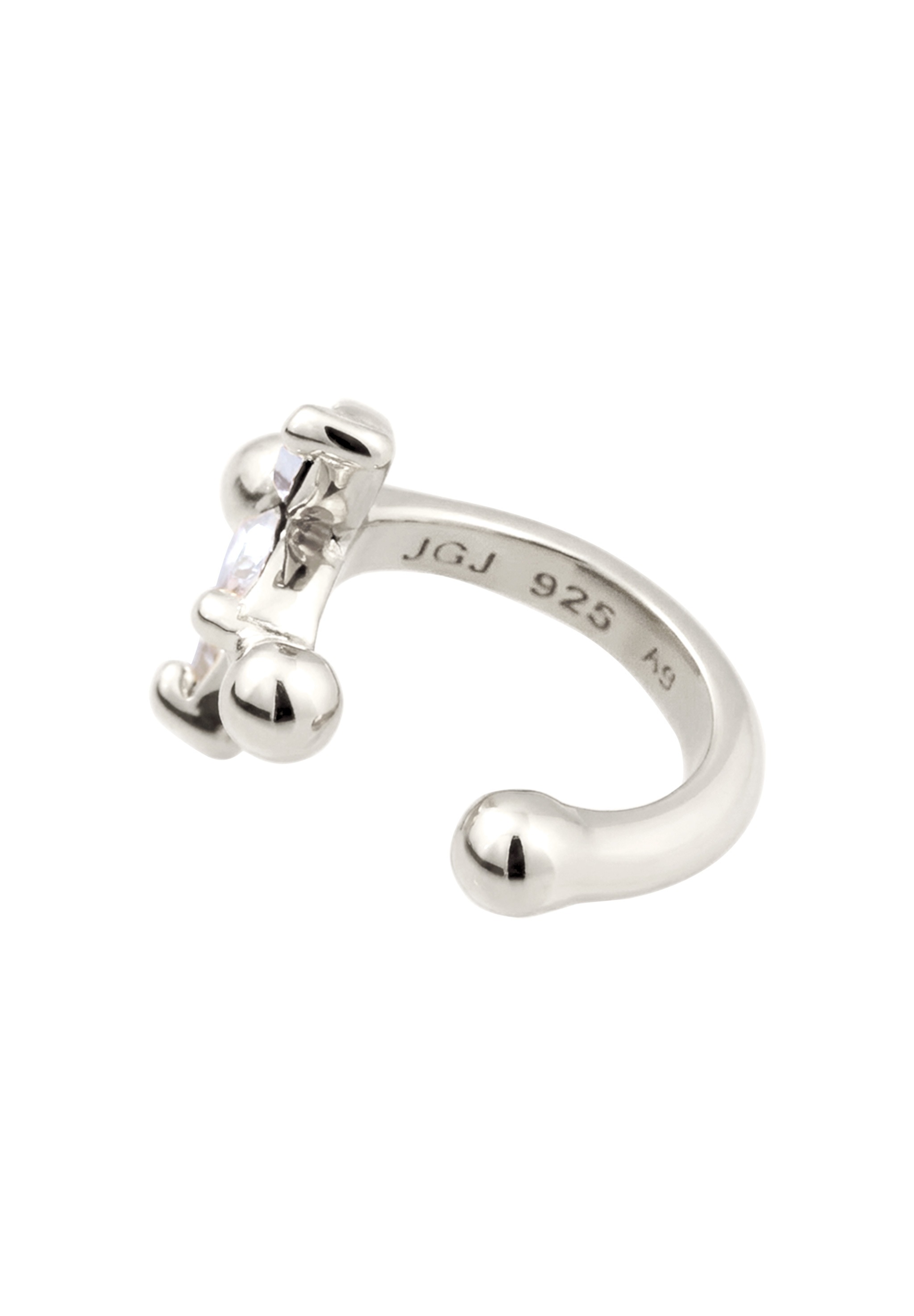 Elli Ohrklemme »Ohrringe Earcuff Blume mit Kristallen von Swarovski 925 Sterling Silber«