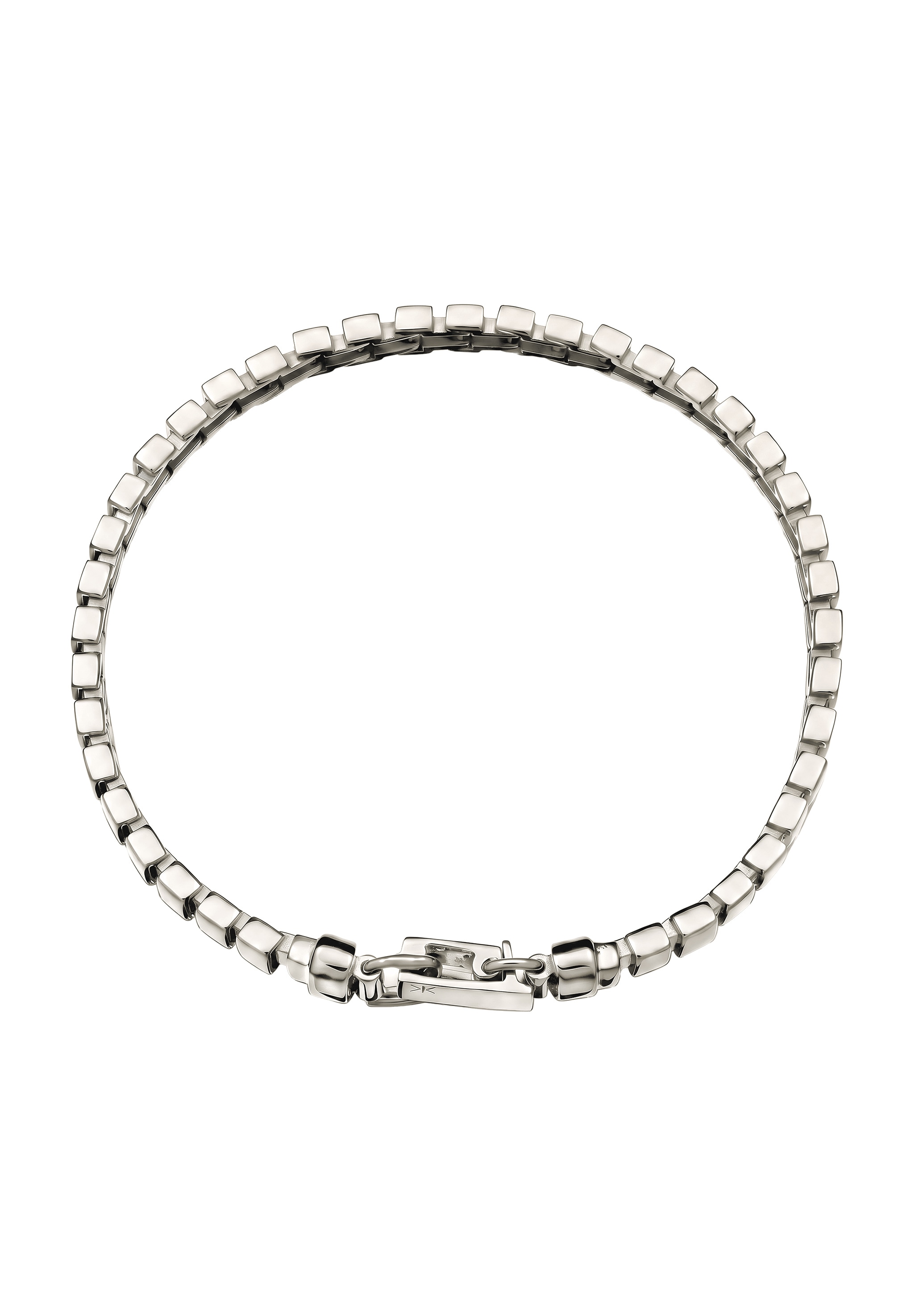 Kuzzoi Armkette »Armband ohne Stein Plättchen 925 Sterling Silber«