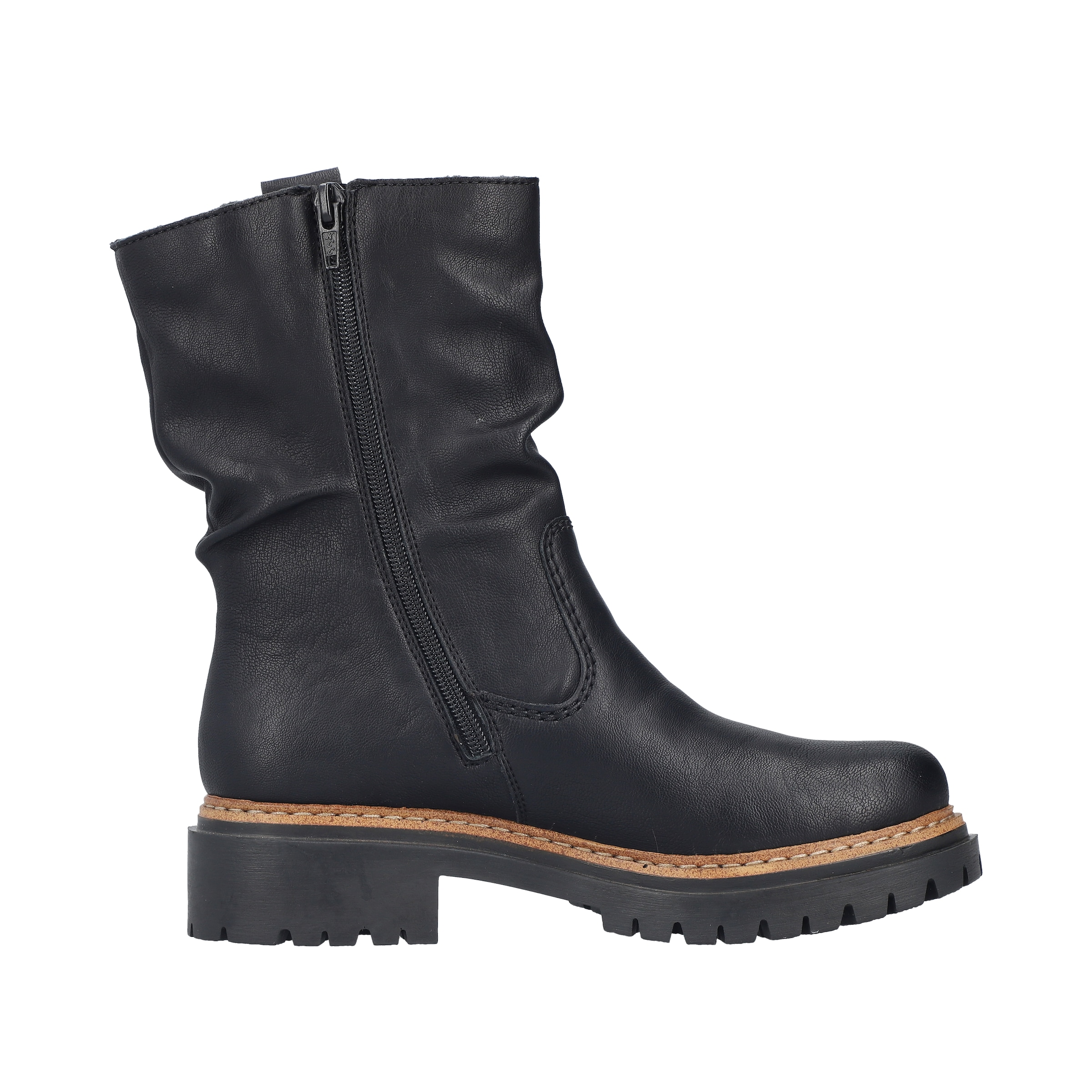 Rieker Winterstiefelette  Boots mit Innenreißverschluss und Profilsohle