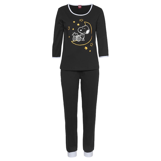 Peanuts Pyjama, (2 tlg., 1 Stück), mit Snoopy Druckmotiv online bei OTTO