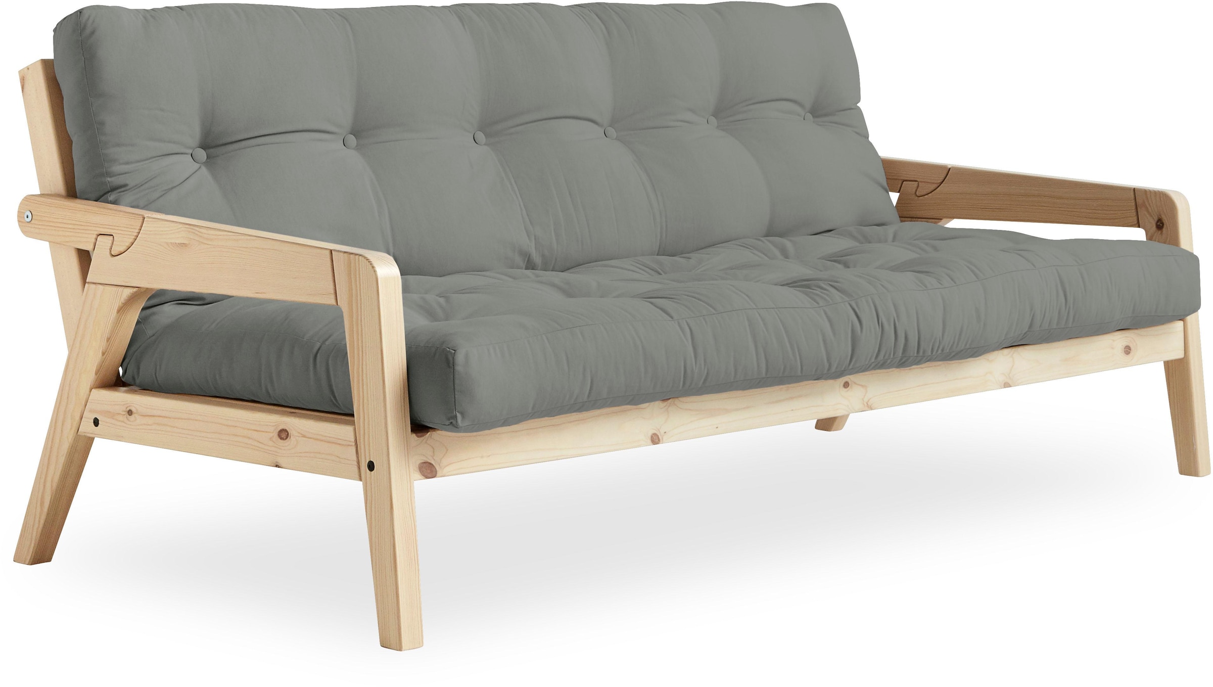 Karup Design Schlafsofa, Mit Holzstruktur, inkl. Futonmatratze, Liegefläche 130x190 cm