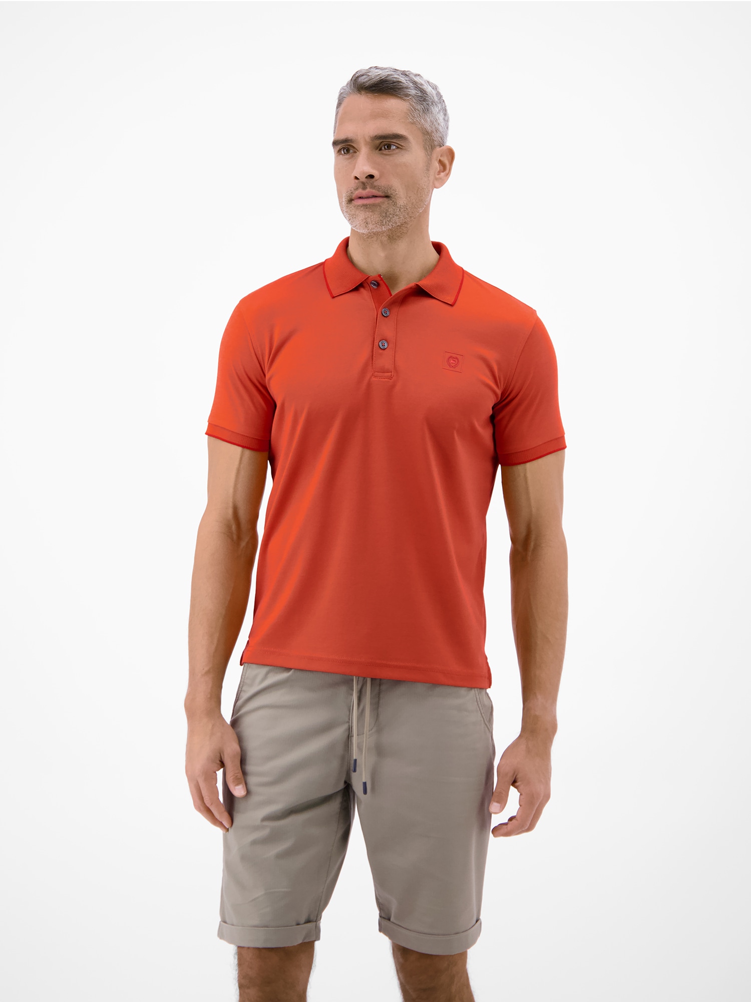 LERROS Poloshirt »Unifarbenes Poloshirt in Piqué-Qualität« Herren Polo Kurzarm, Kragen mit Knopfleiste, Pflegeleicht, Einfarbig