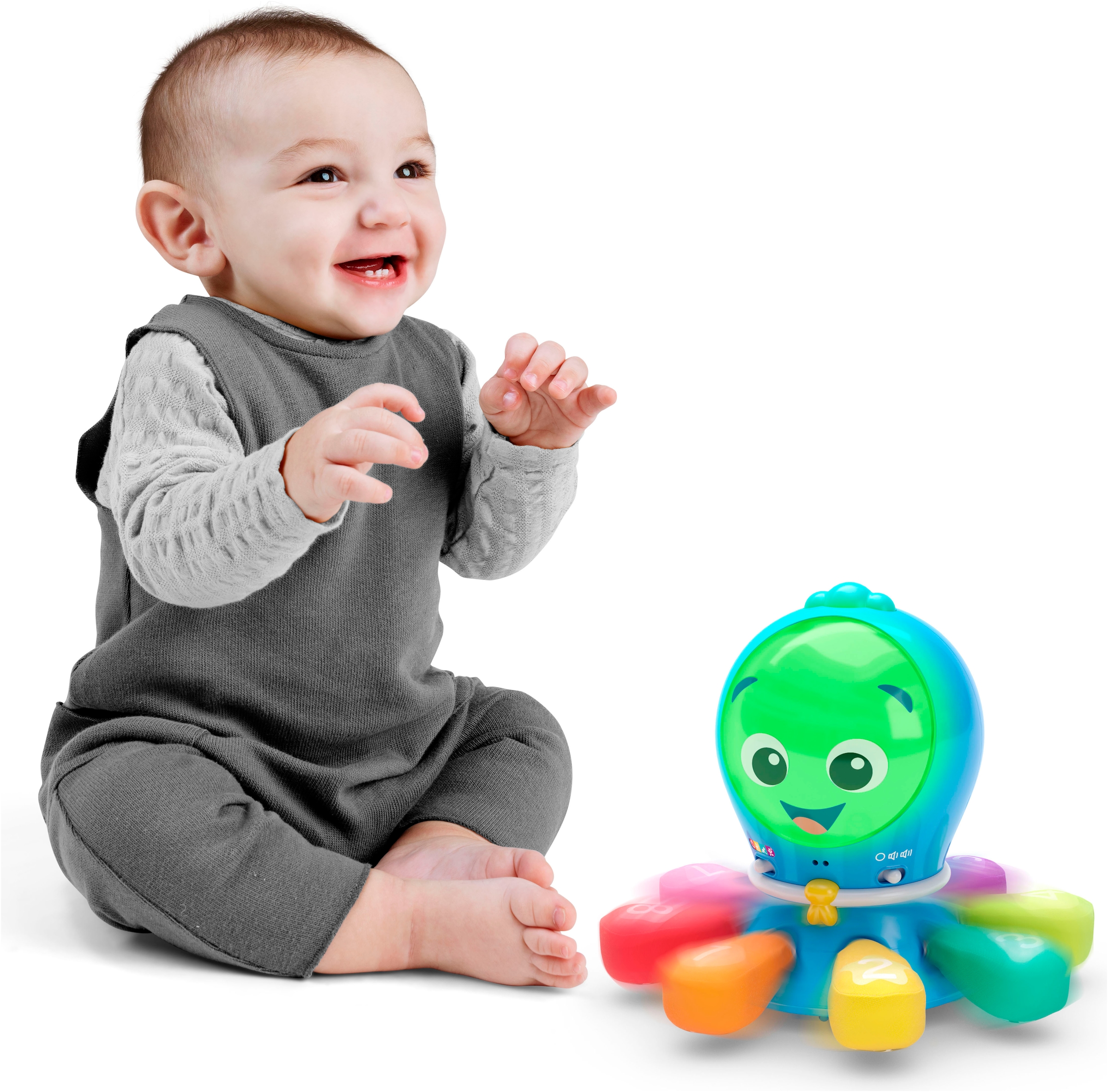 Baby Einstein Greifspielzeug »Go Opus Go™ 4-in-1 Crawl & Chase Pal«, mit Sound